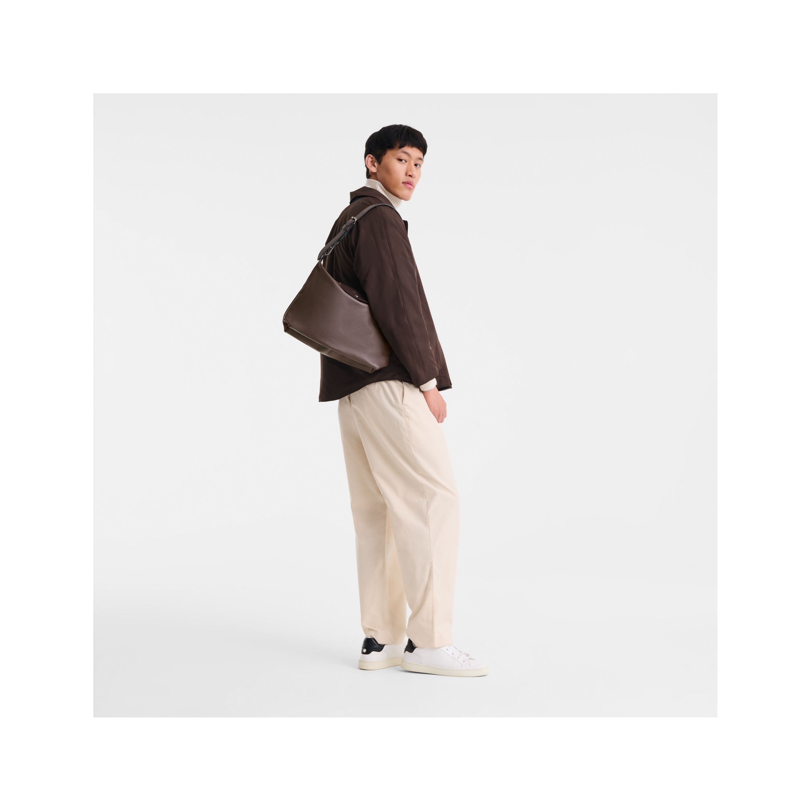 Túi hobo Le Pliage Xtra M - Mocha