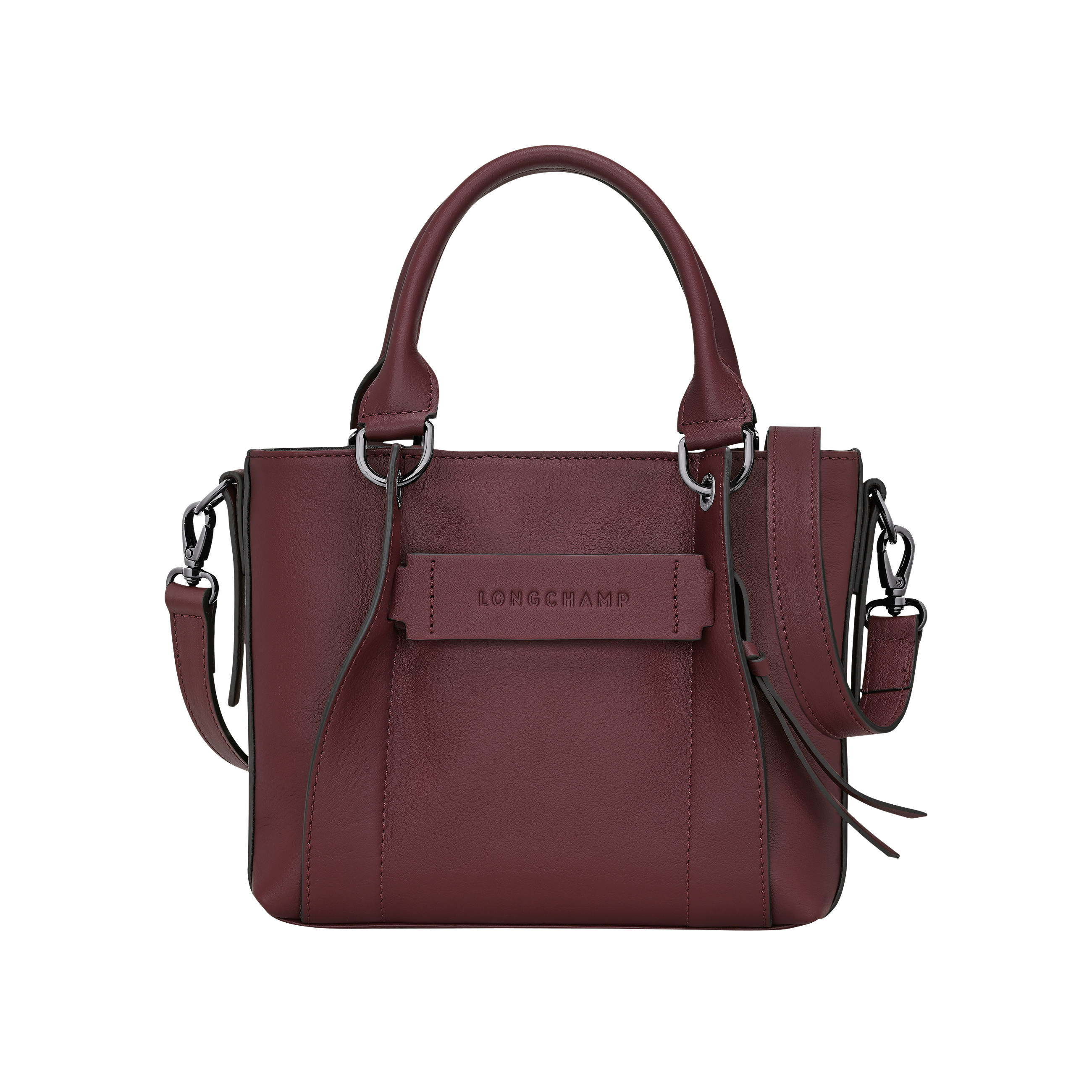 Túi xách tay Longchamp 3D S – Burgundy