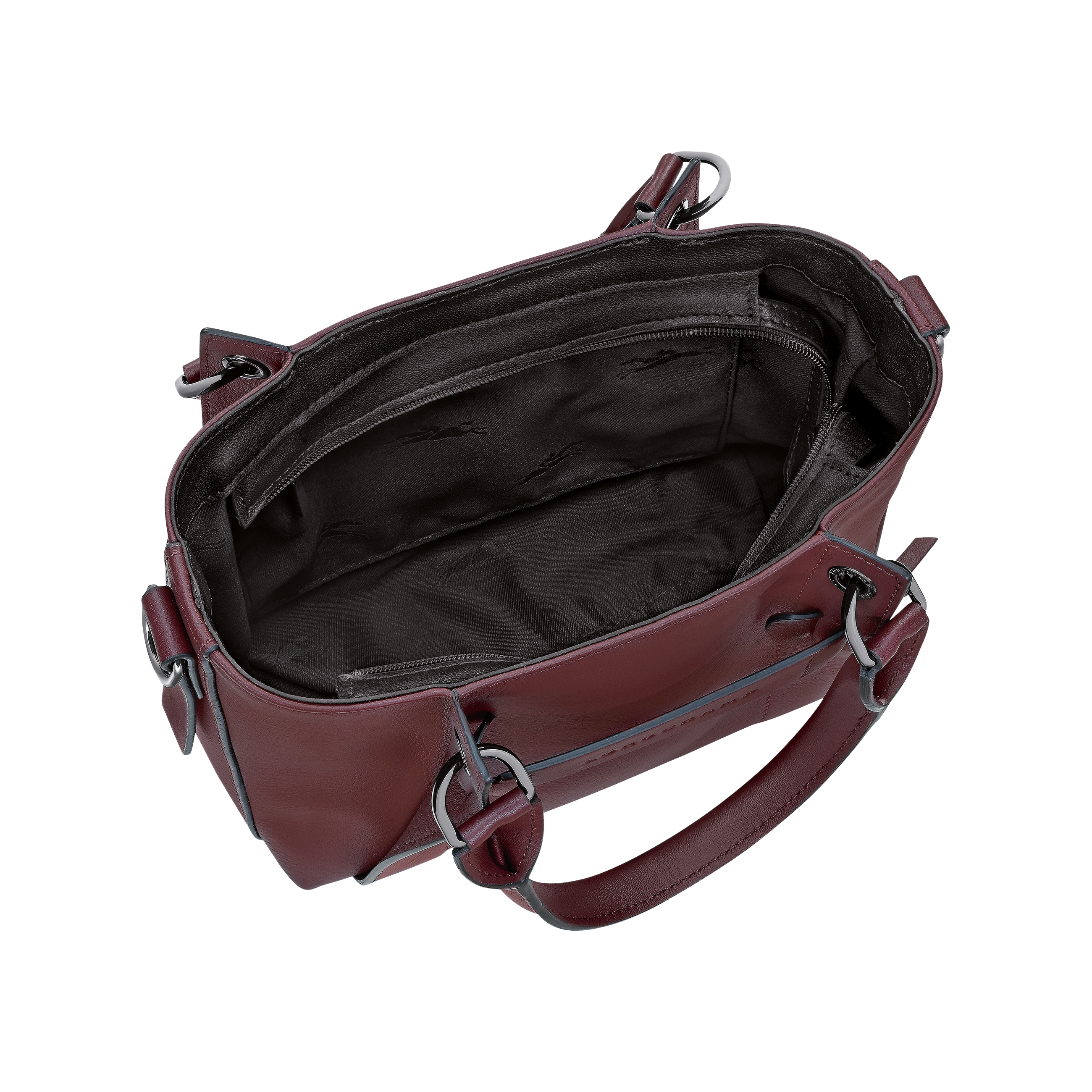 Túi xách tay Longchamp 3D S - Burgundy