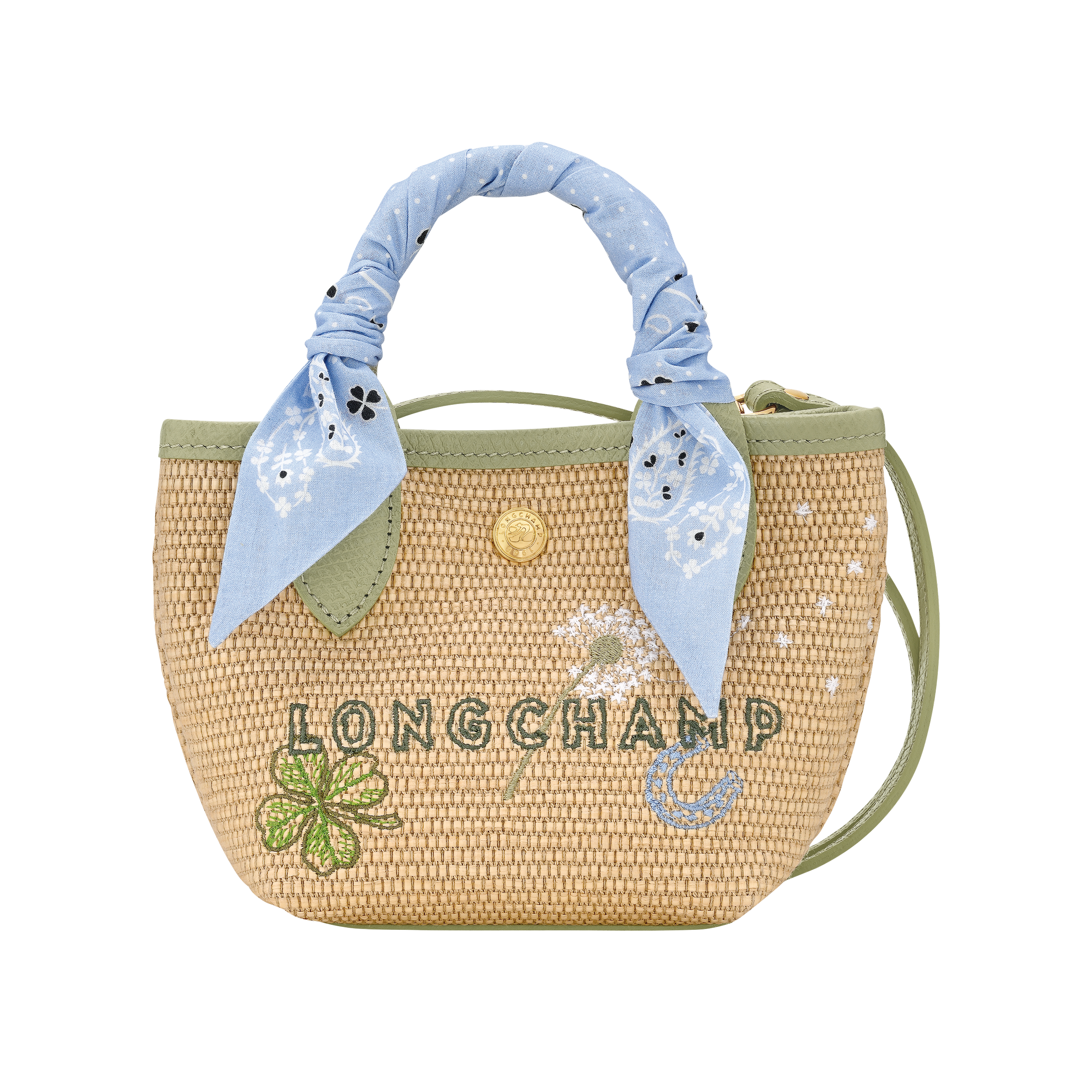 Túi basket Le Pliage Collection XS – Almond Green