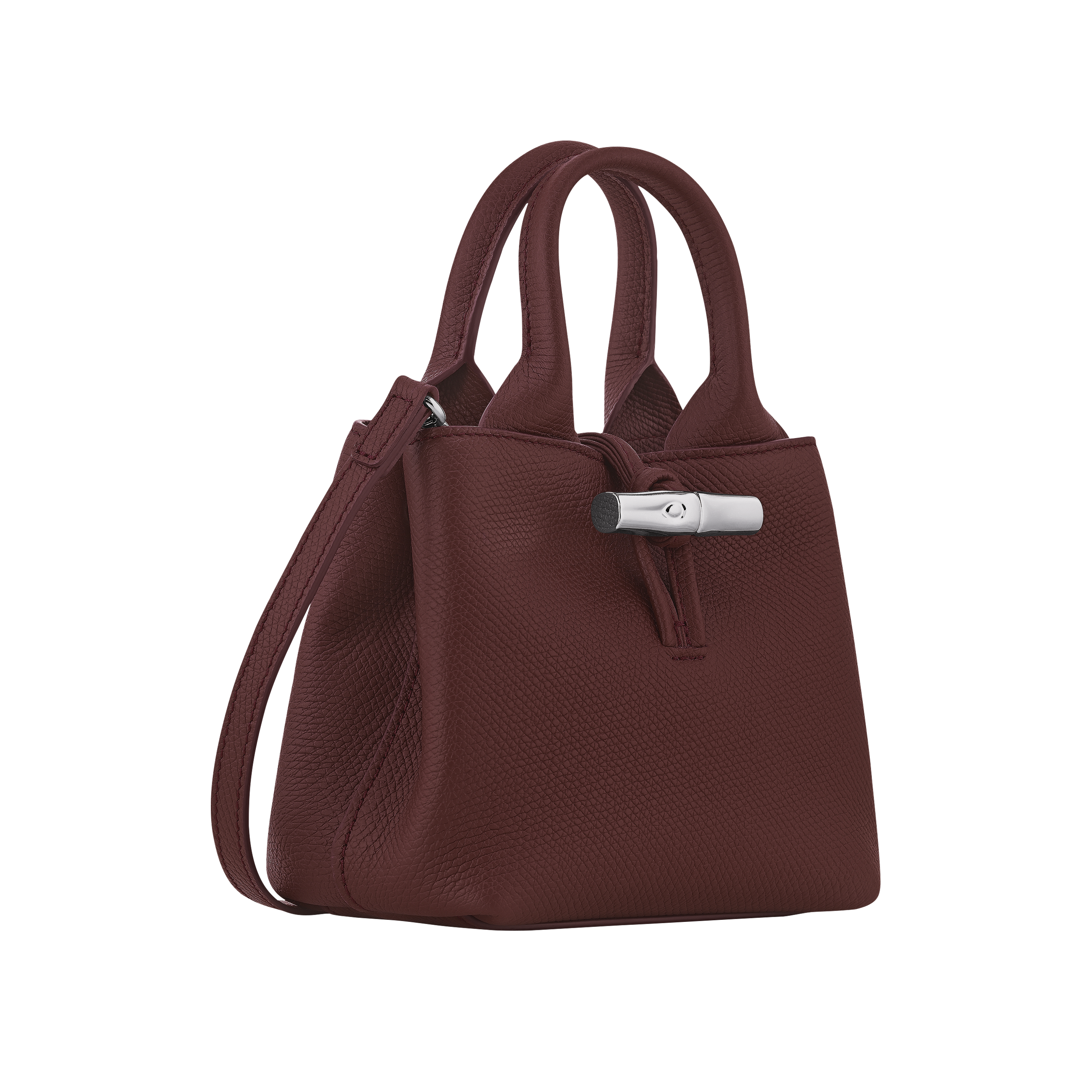 Túi xách tay Le Roseau XS - Burgundy