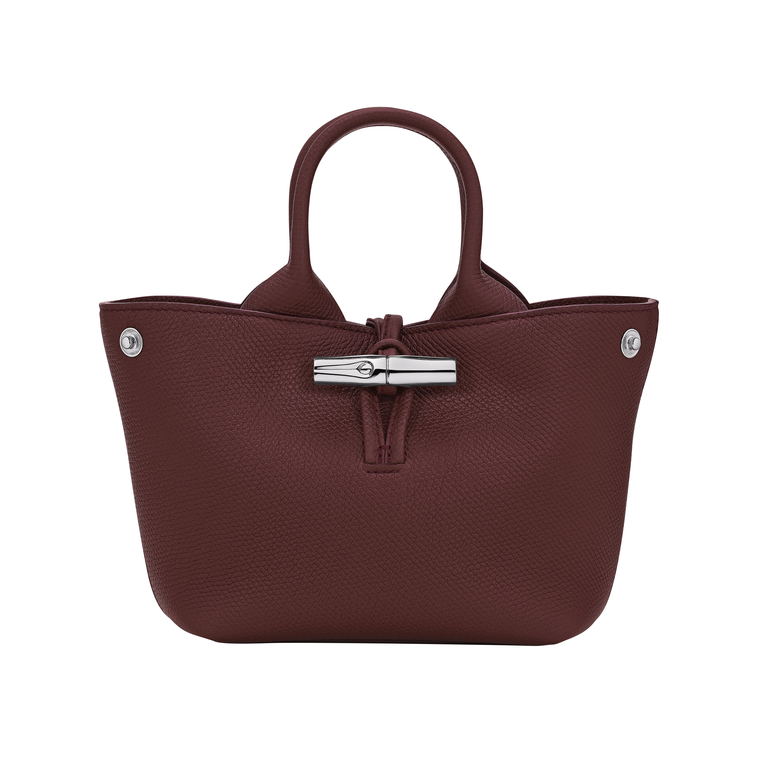 Túi xách tay Le Roseau XS - Burgundy