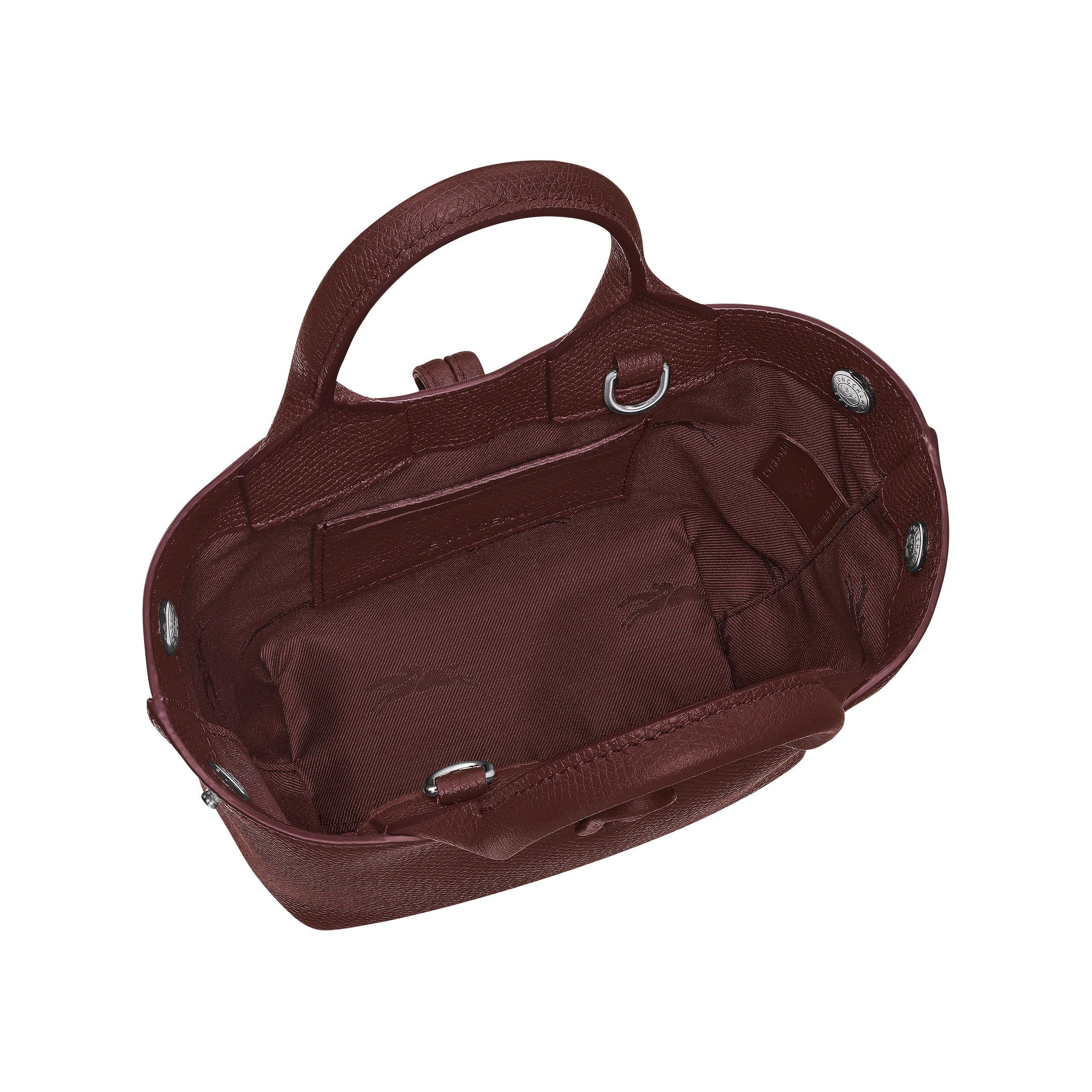 Túi xách tay Le Roseau XS - Burgundy