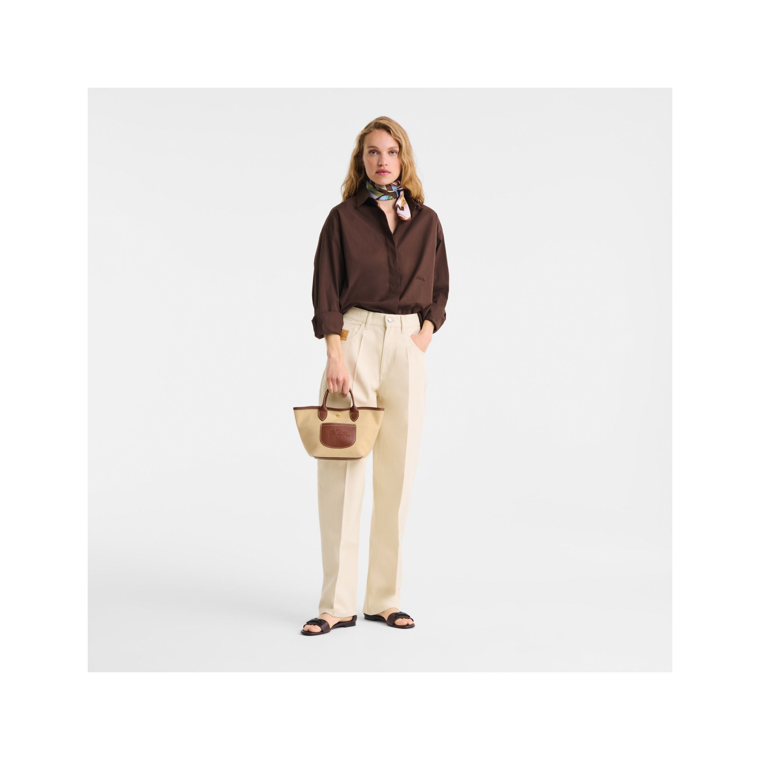 Túi basket Le Pliage Collection XS - Brown