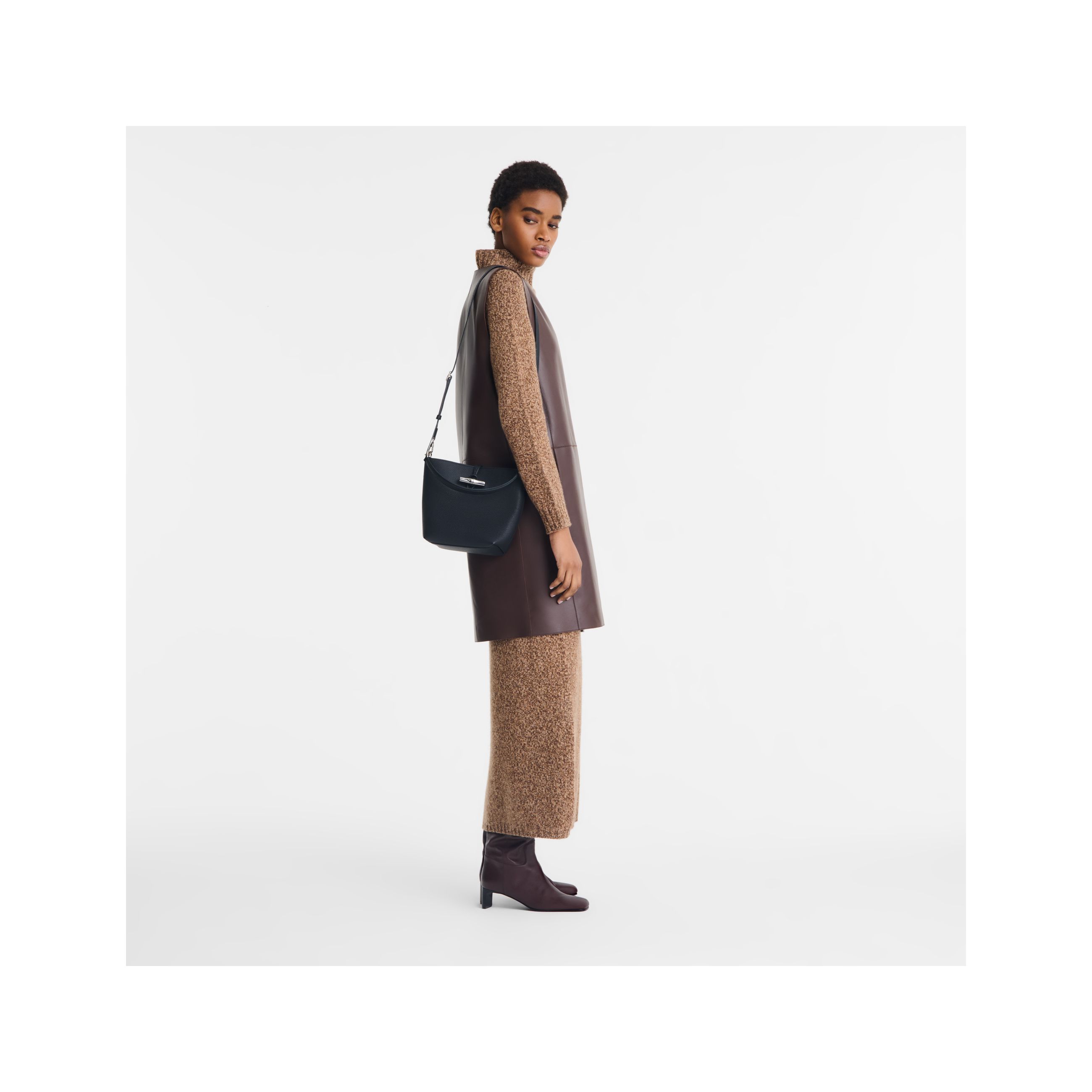 Túi bucket Le Roseau XS - Black
