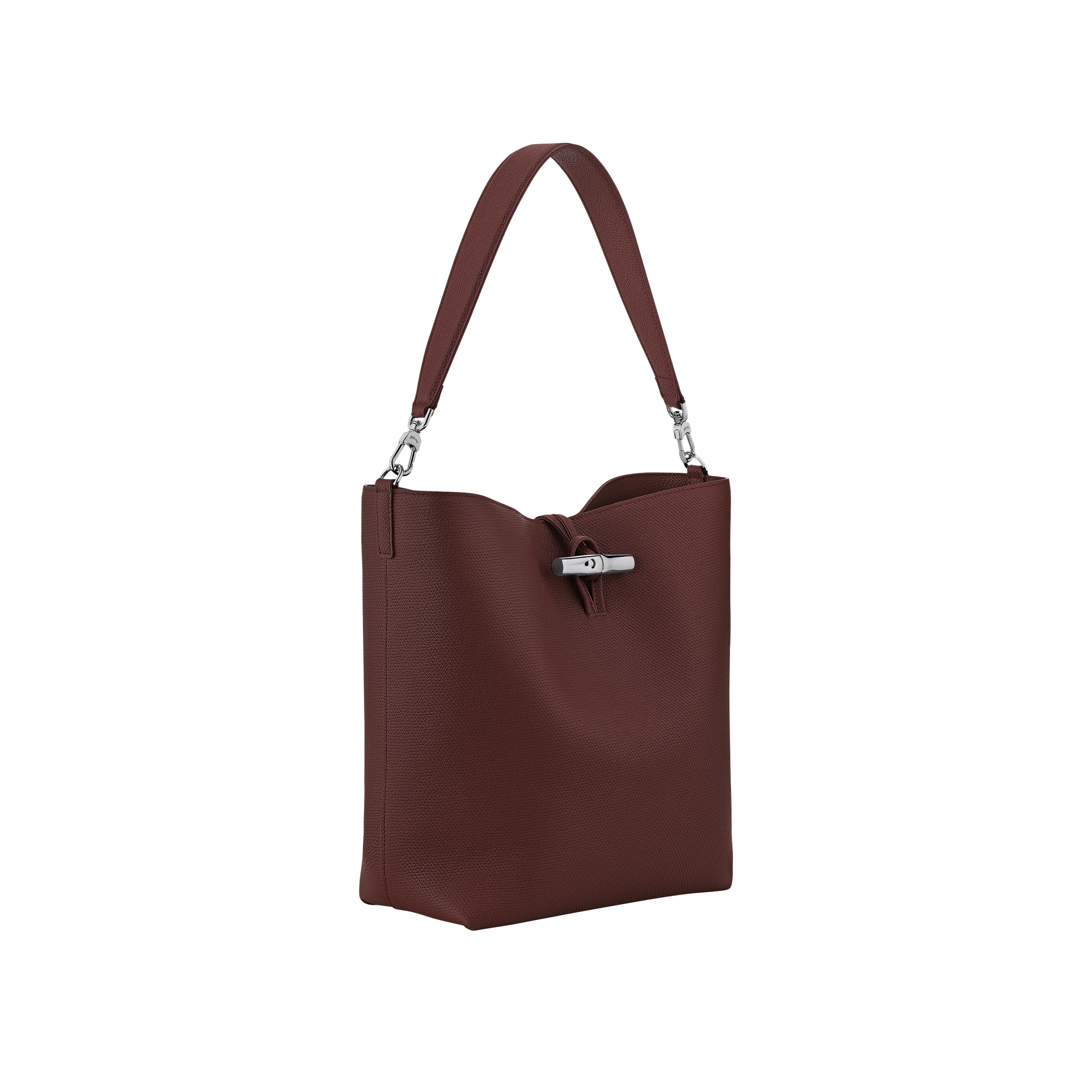 Túi hobo Le Roseau M - Burgundy