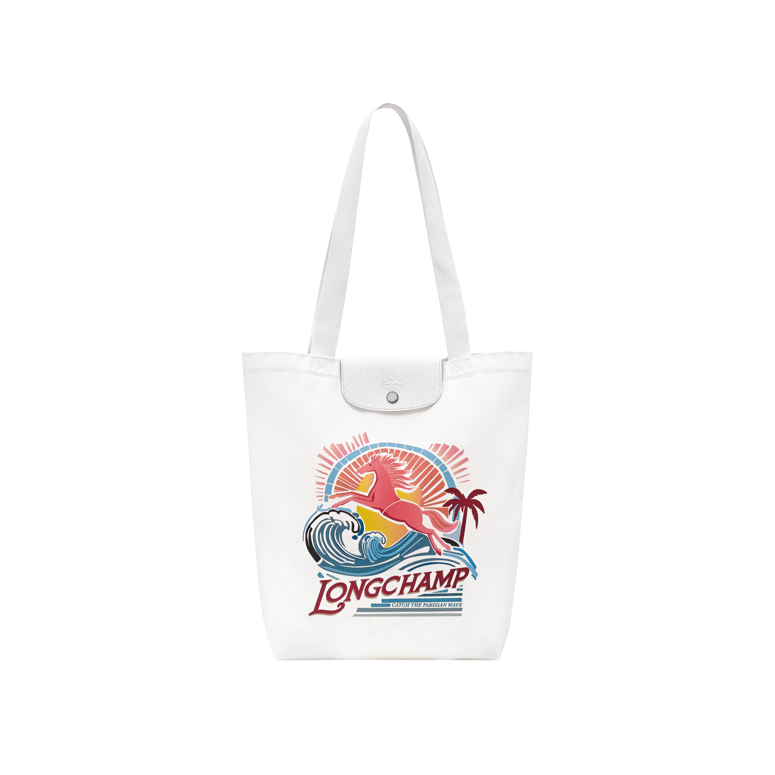 Túi Tote Le Pliage Collection M – Rainbow