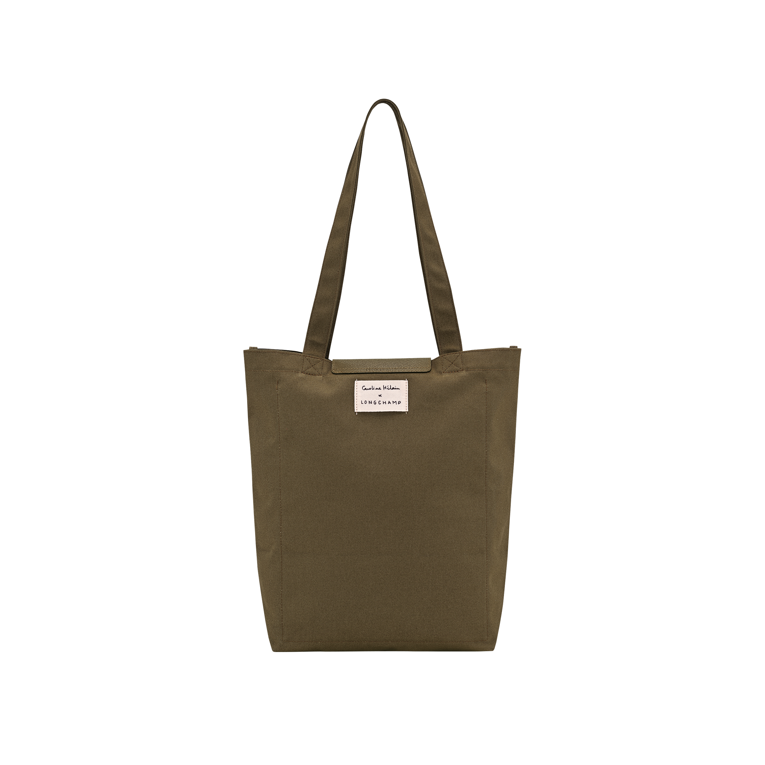Túi tote Caroline Hélain x Longchamp M - Olive