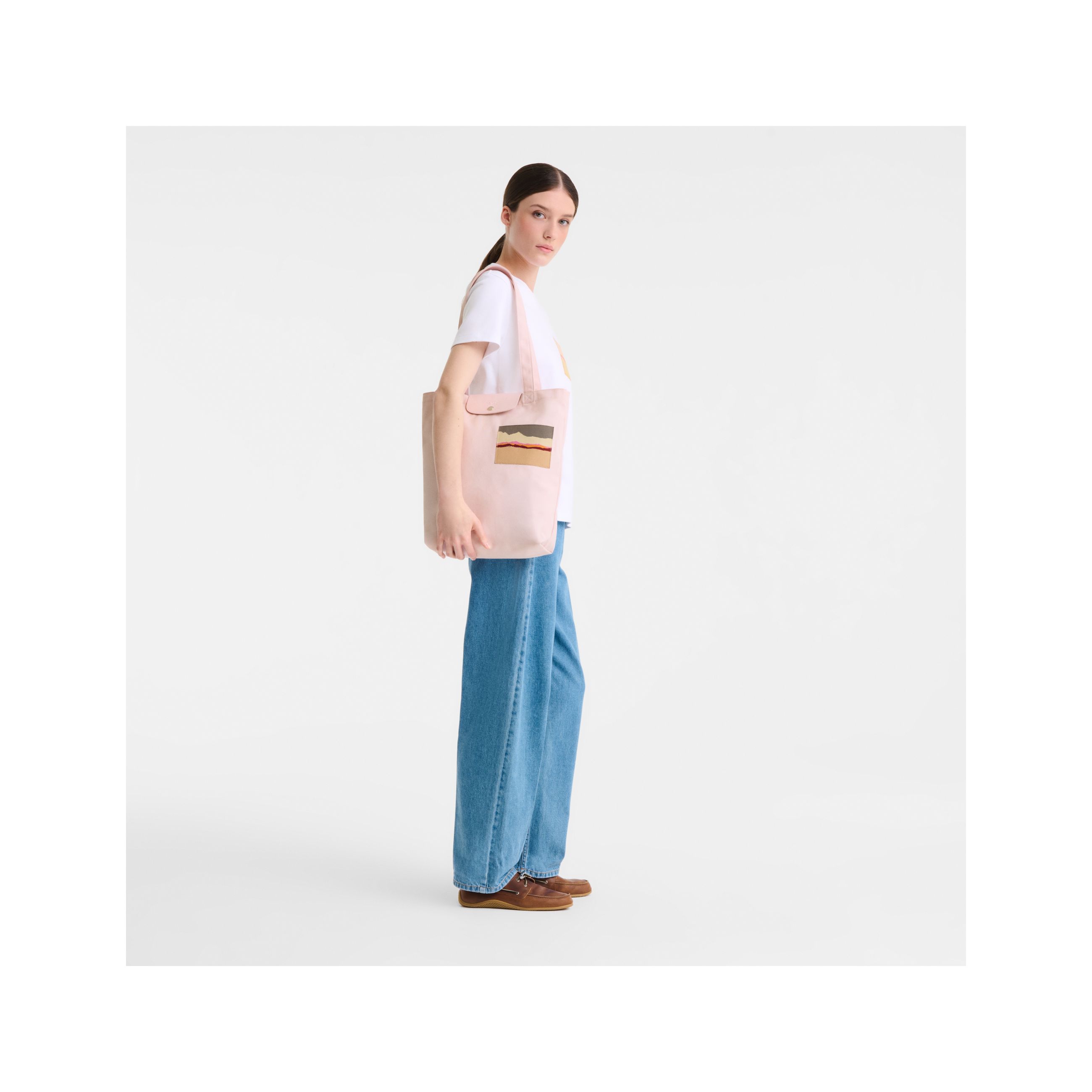 Túi tote Caroline Hélain x Longchamp M - Ballet