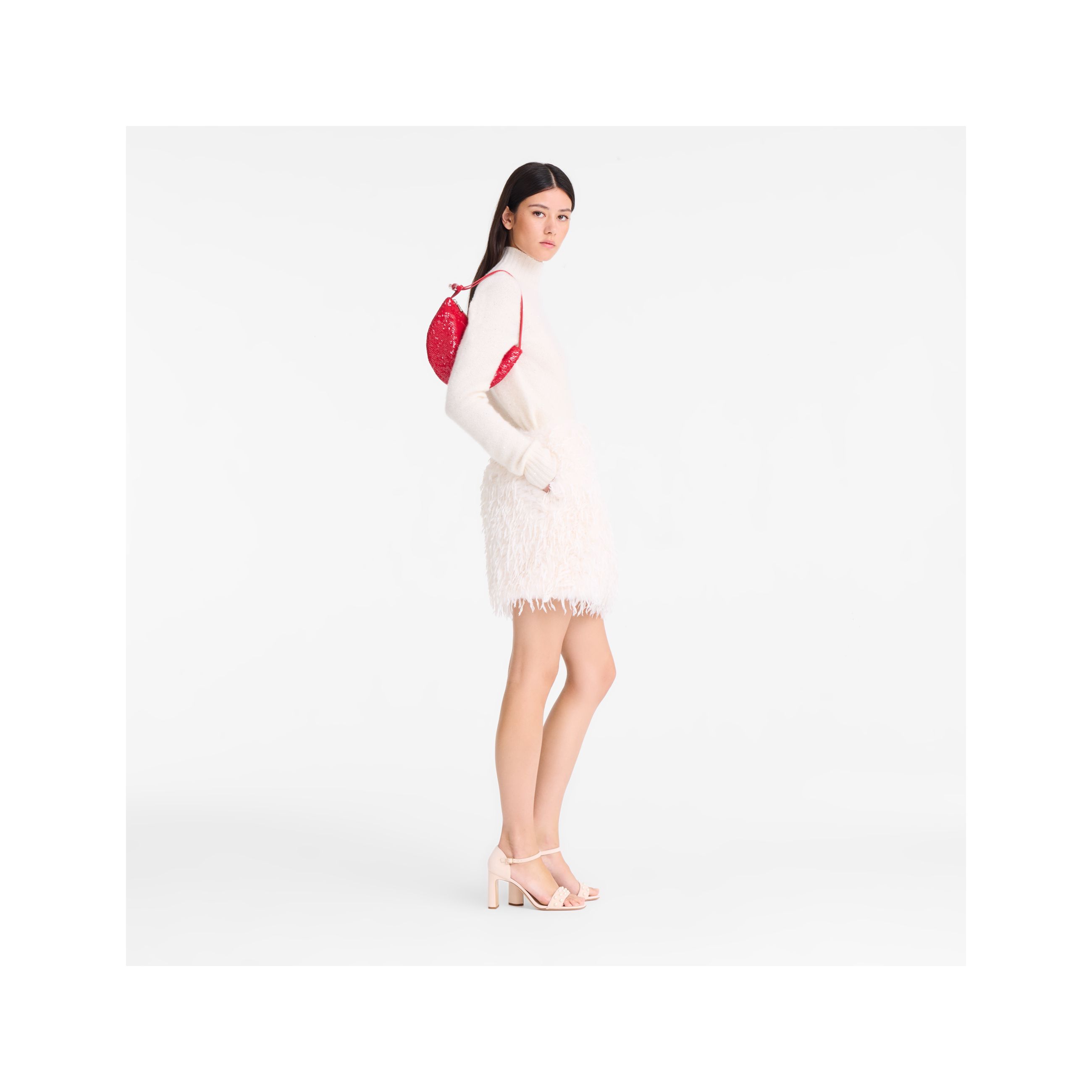 Ví cầm tay Le Roseau - Red