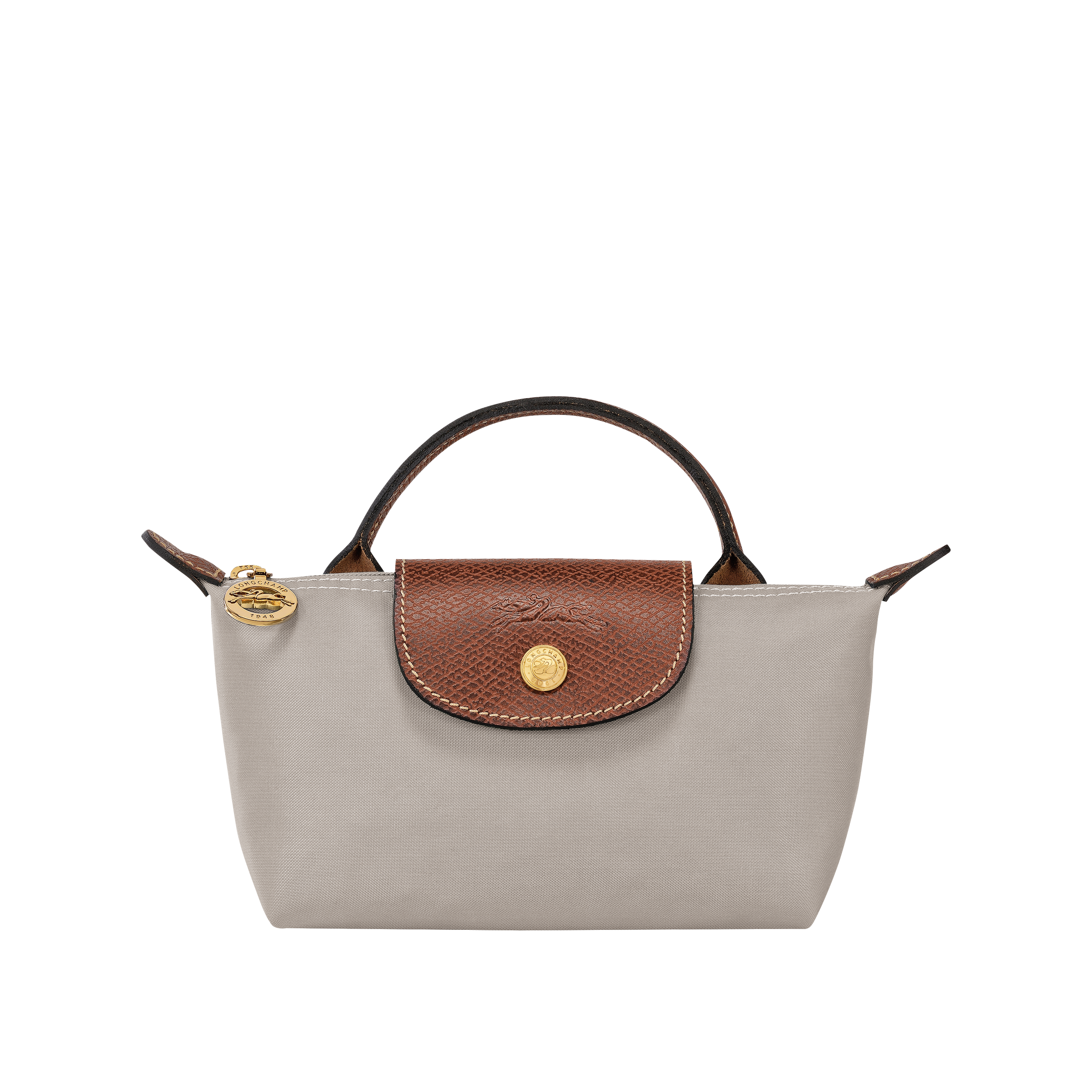 Túi mini cầm tay Le Pliage Original Pouch – Pebble