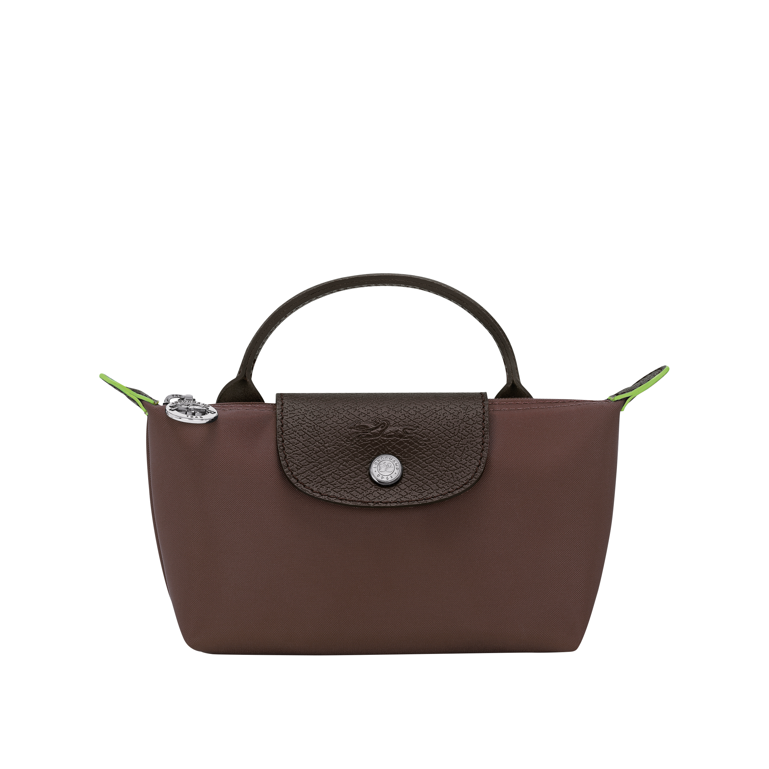 Túi mini Le Pliage Green có quai xách – Mocha