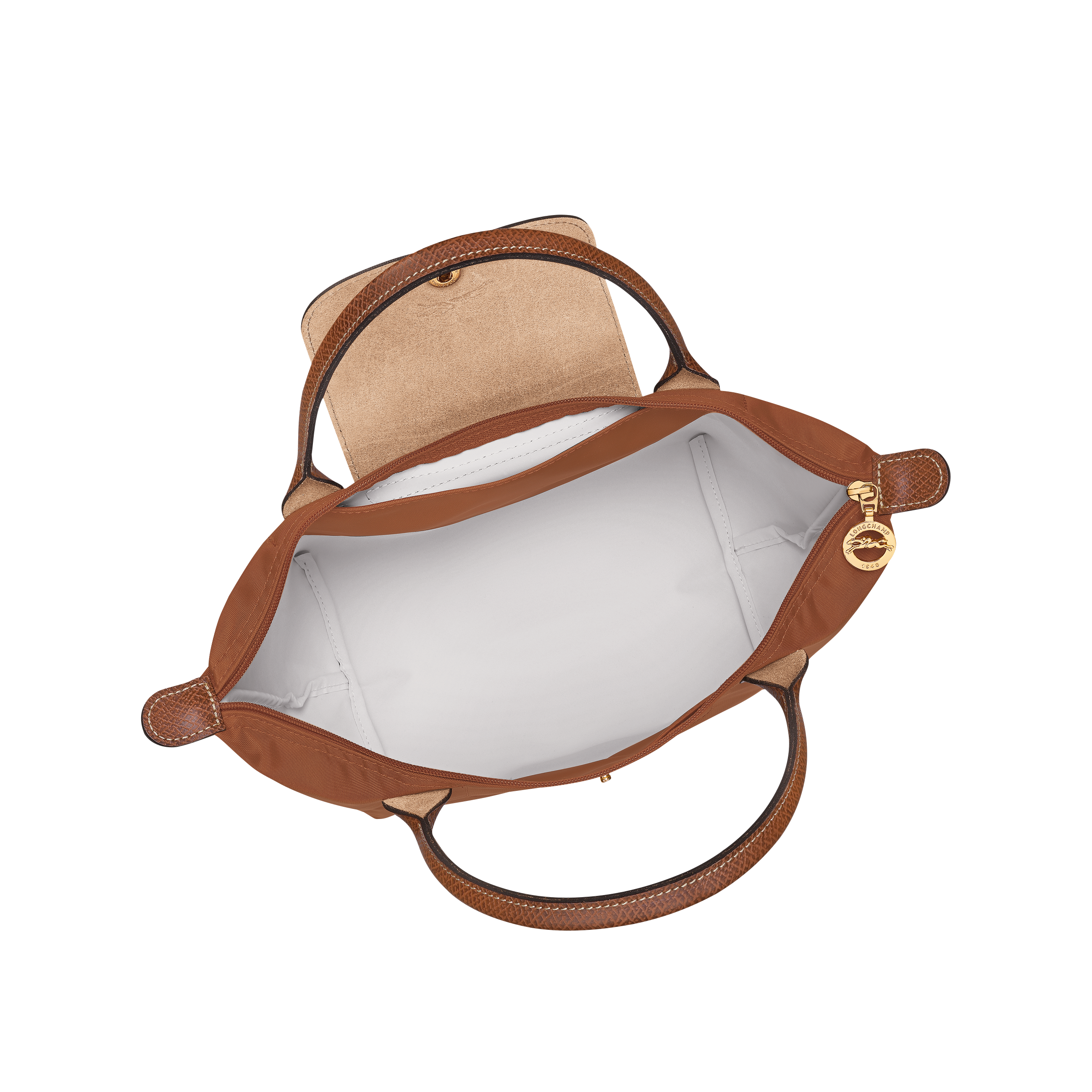 Túi xách tay Le Pliage Original S - Cognac