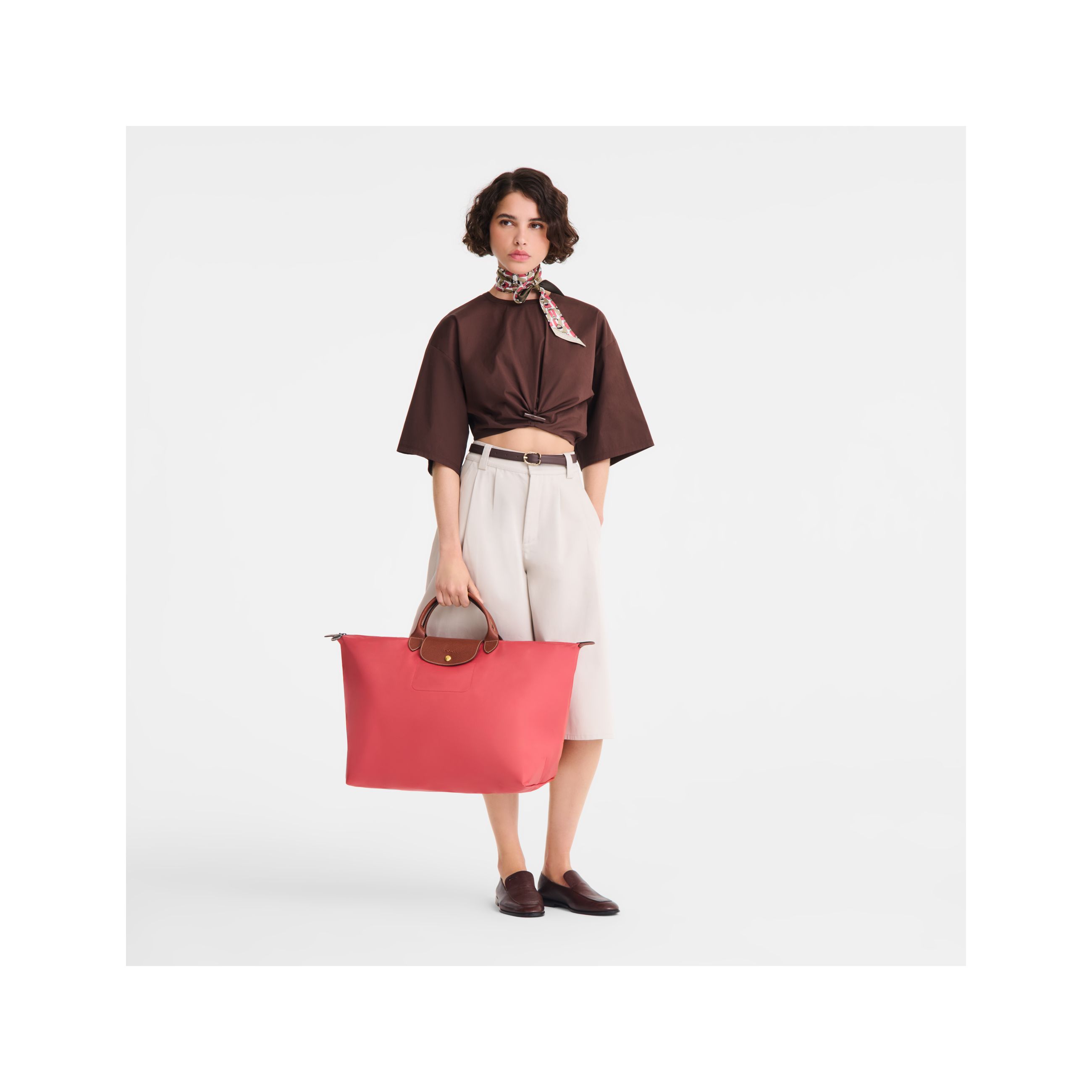 Túi du lịch Le Pliage Original L - Strawberry