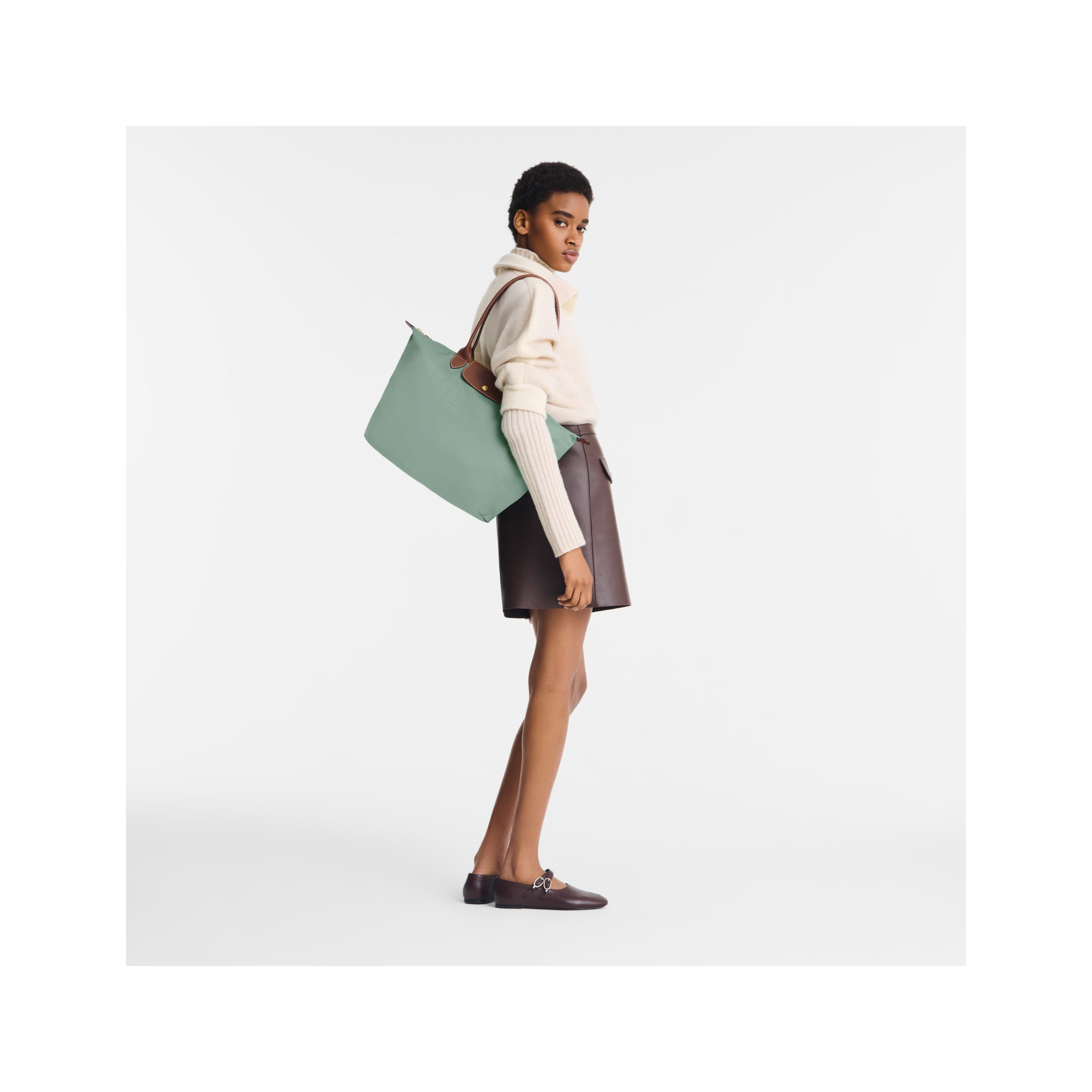 Túi Tote Le Pliage Original L - Celadon