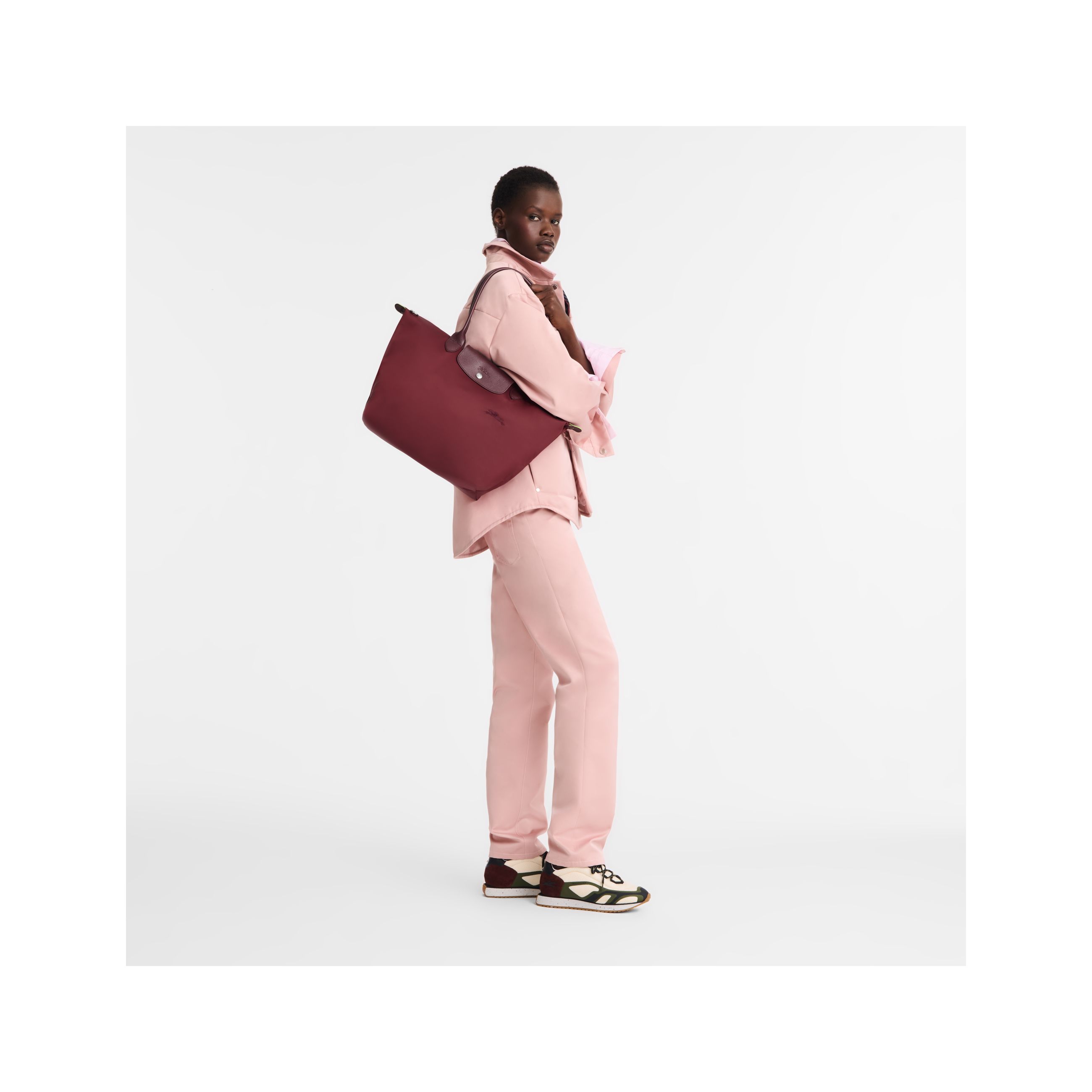 Túi Tote Le Pliage Green L - Pomegranate