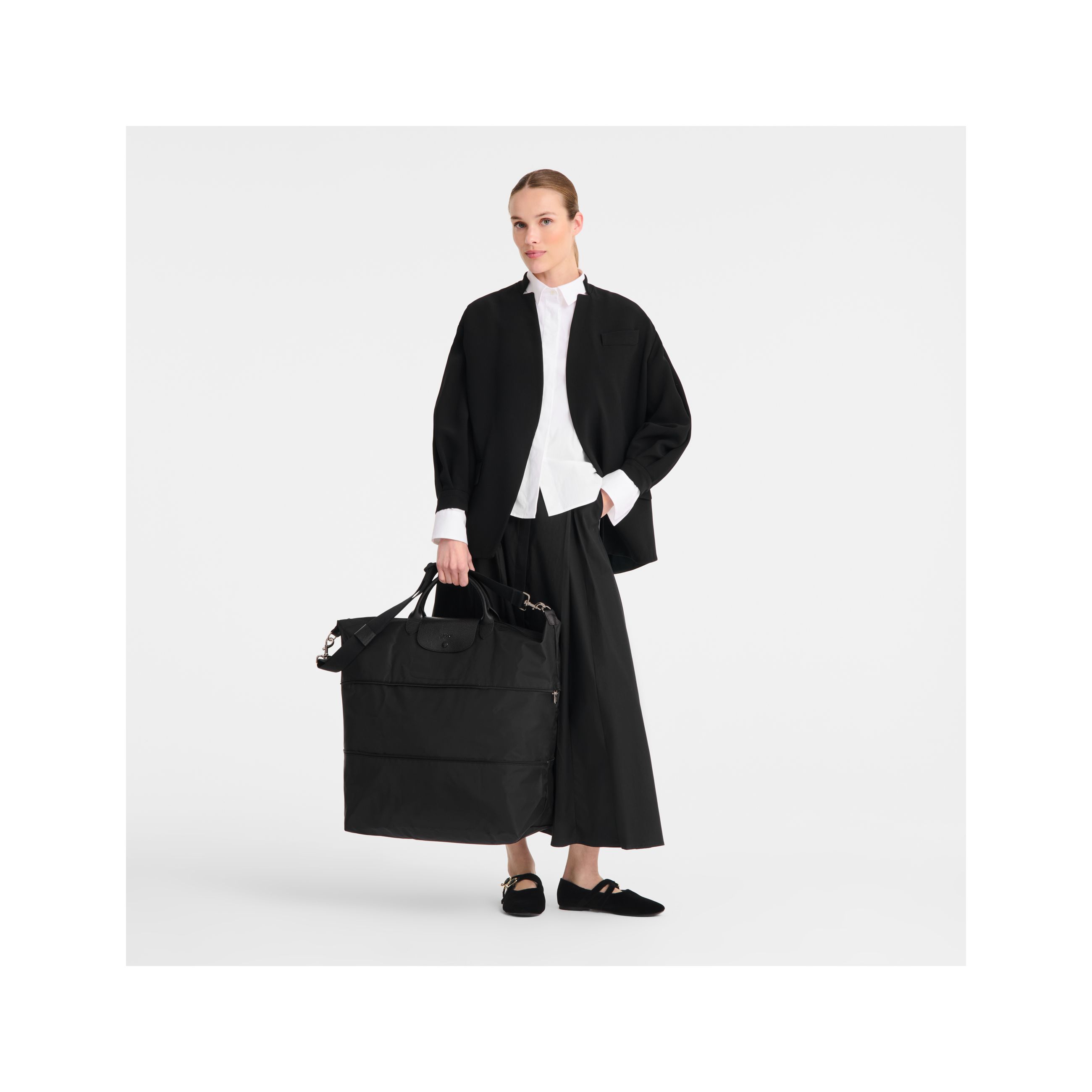 Túi du lịch có thể mở rộng Le Pliage One S - Black