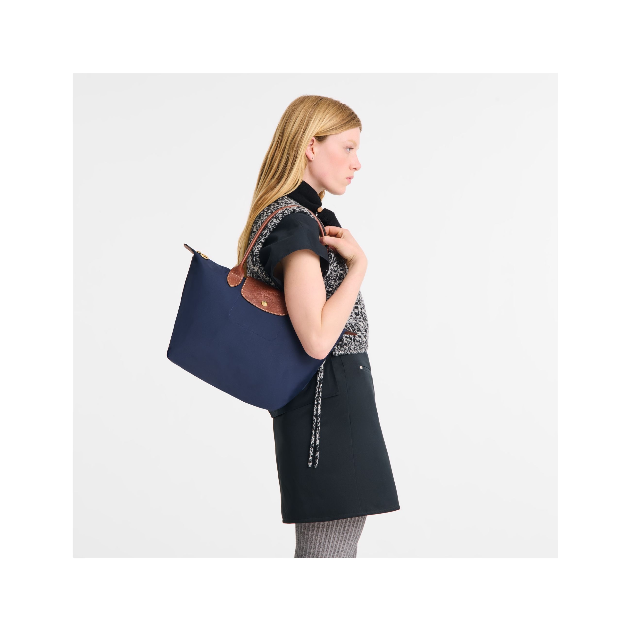 Túi Tote Le Pliage Original M - Navy