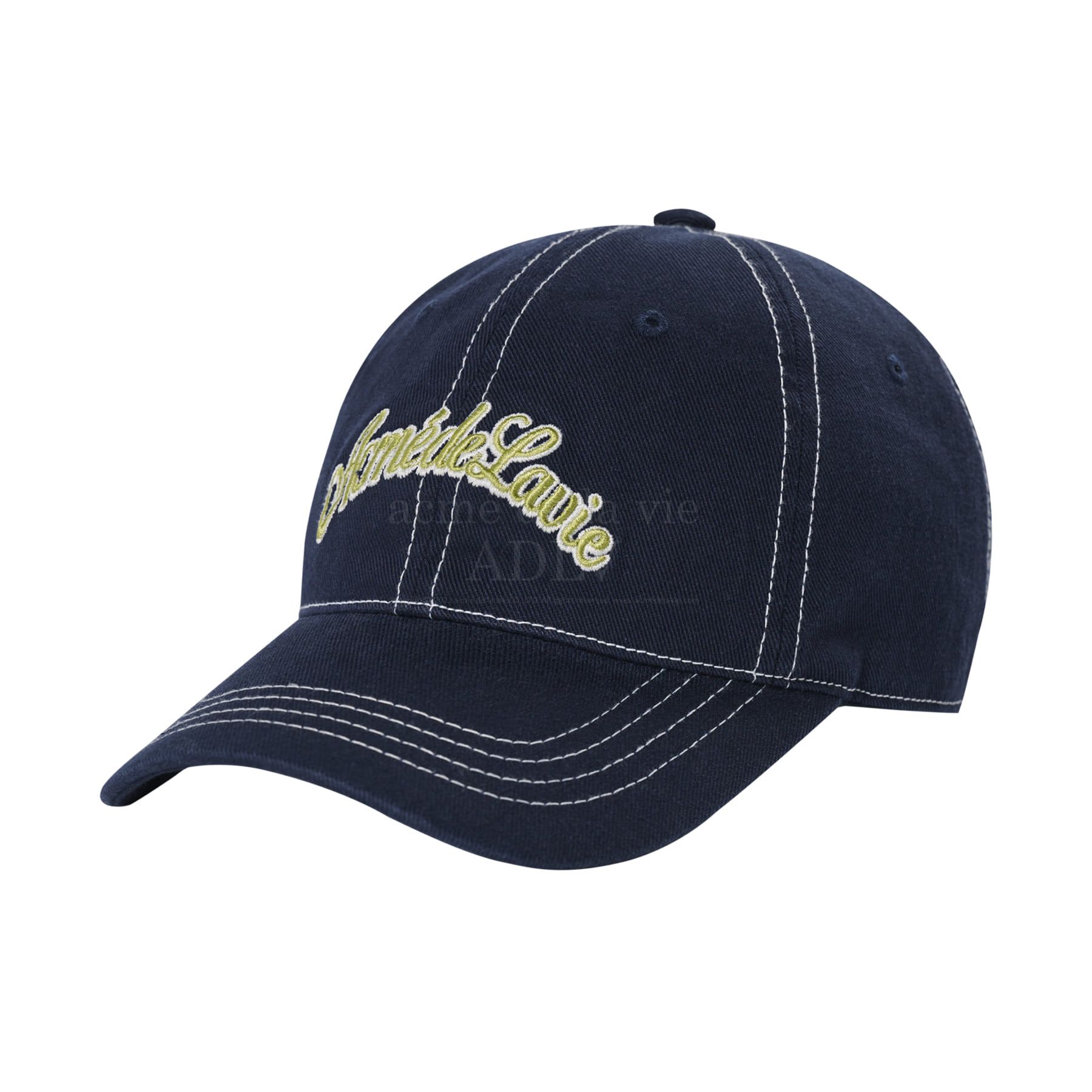 Mũ Bóng Chày Thêu Logo Script Color Xanh Navy