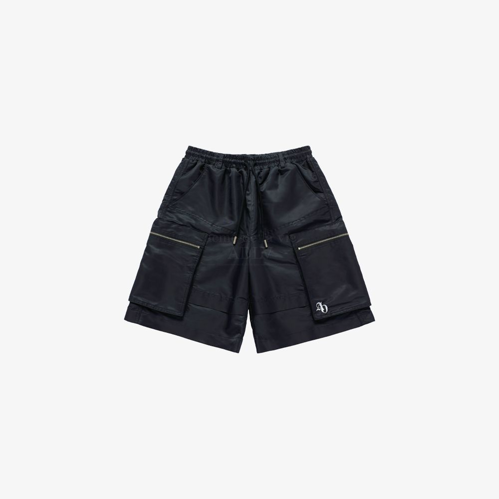 ADLV - Quần Short NYlon Big Pocket Đen