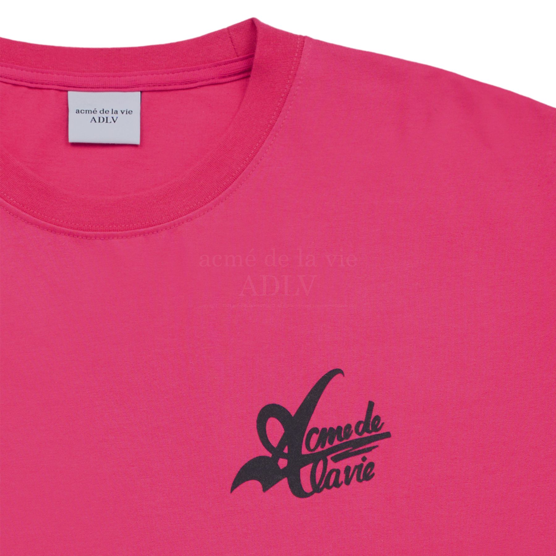 ADLV - Áo Thun Big Logo 2 Printing Hồng