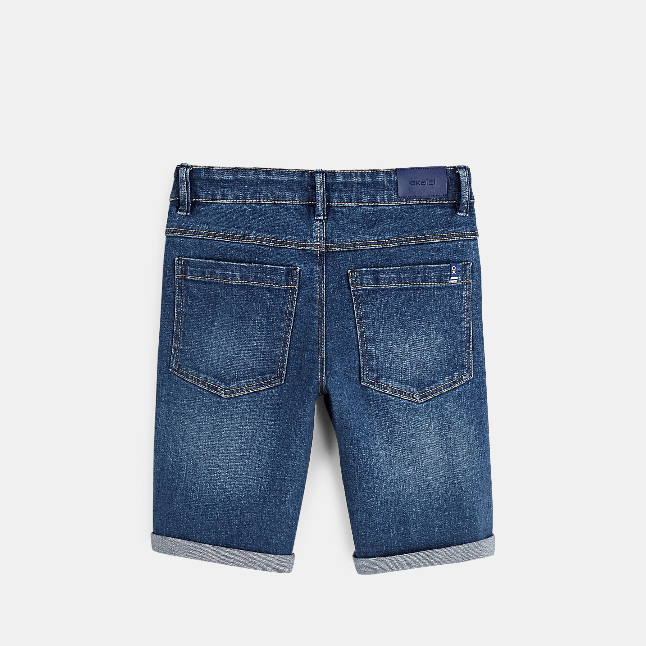 Quần short denim Bermuda