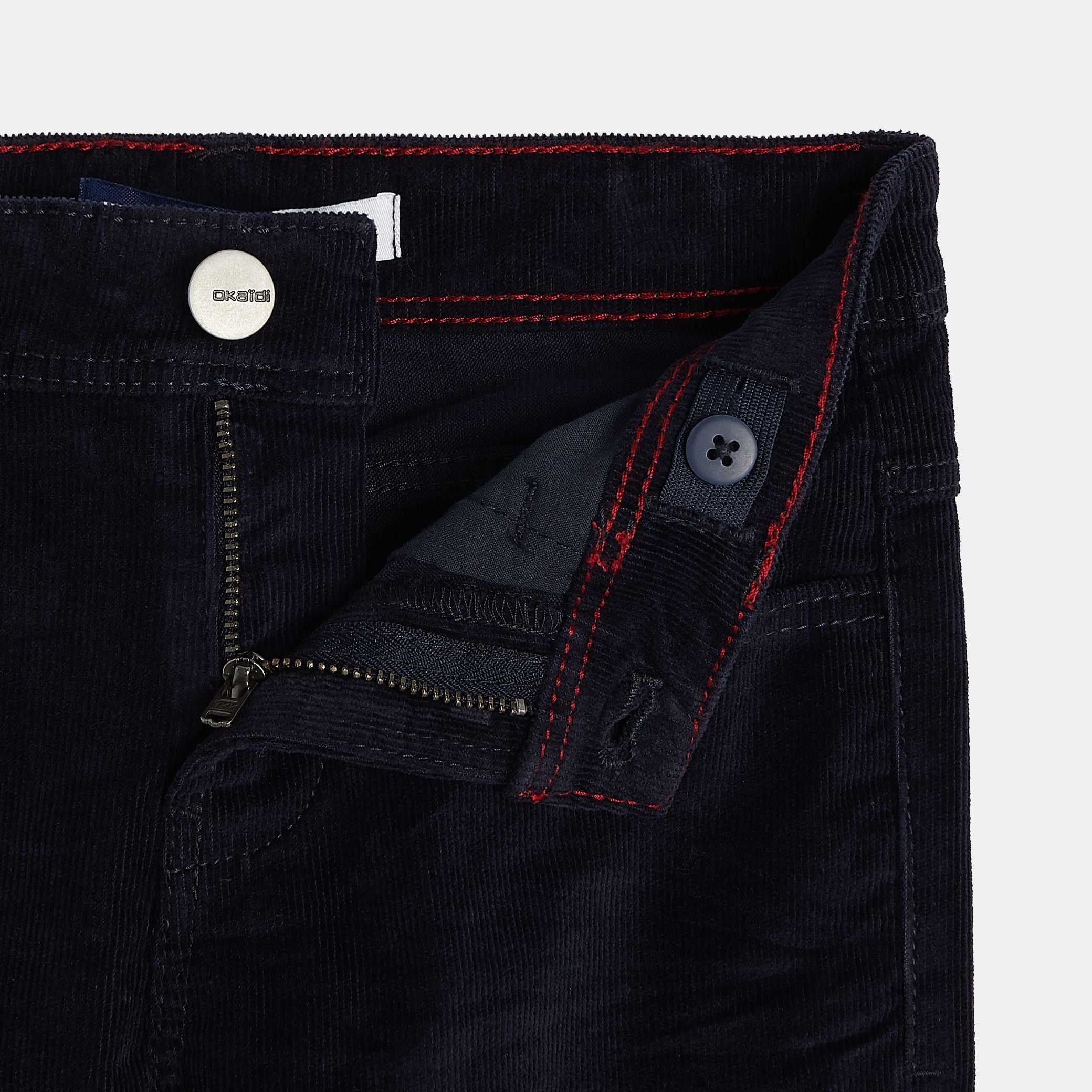 Quần skinny nhung co giãn cho bé trai