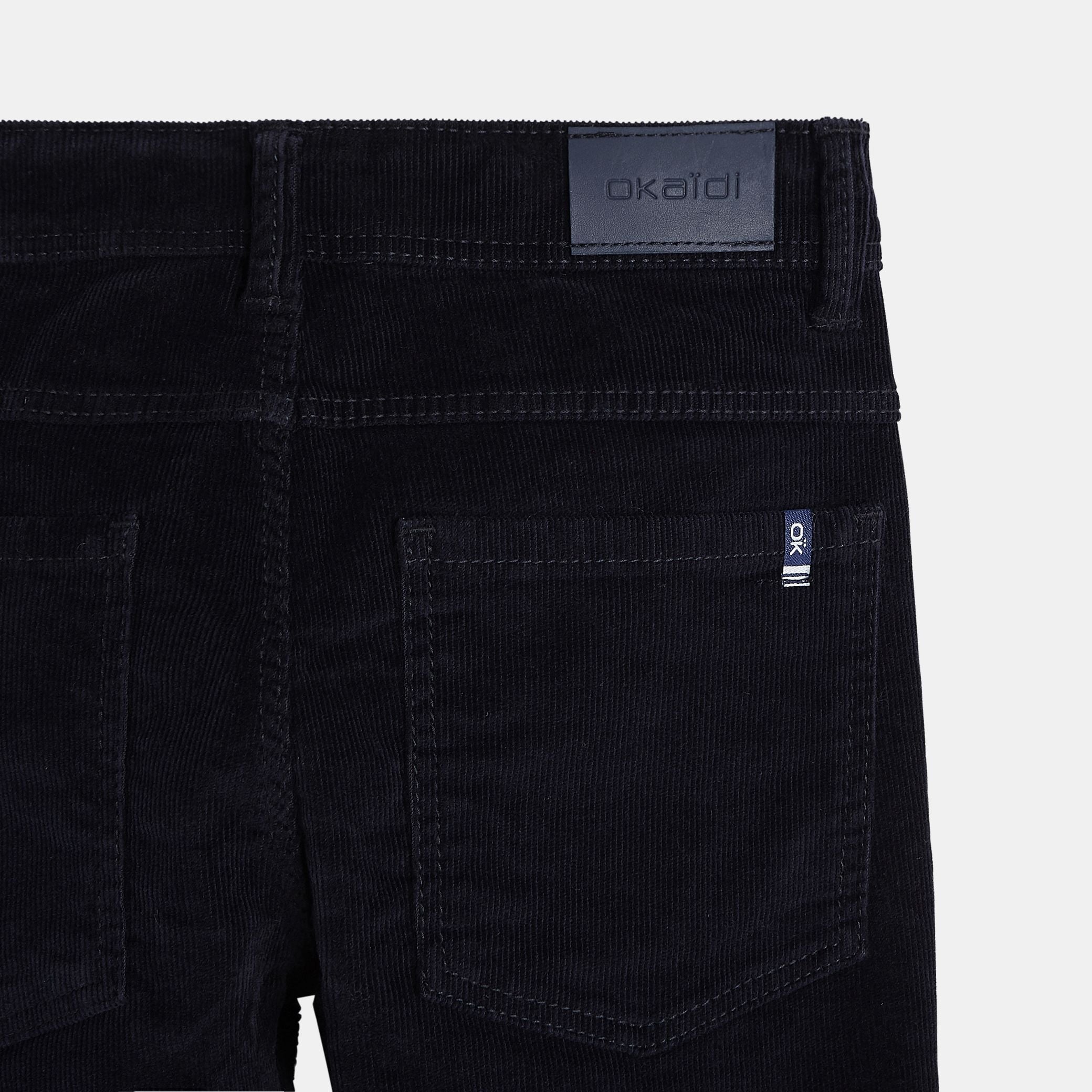 Quần skinny nhung co giãn cho bé trai
