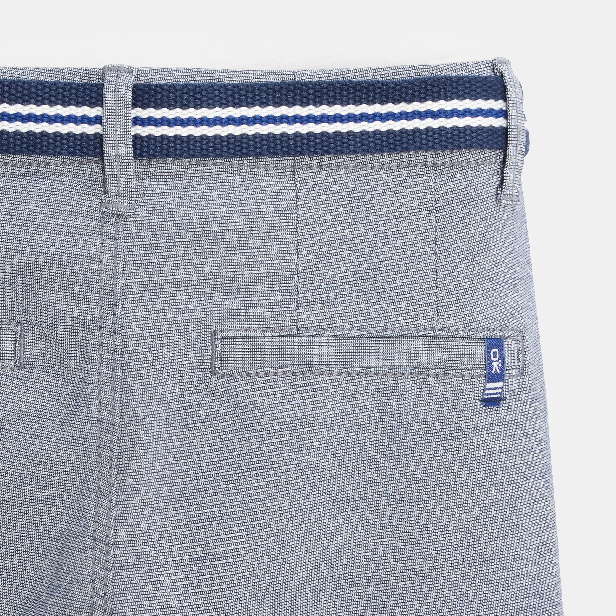 Quần short bermuda kèm thắt lưng