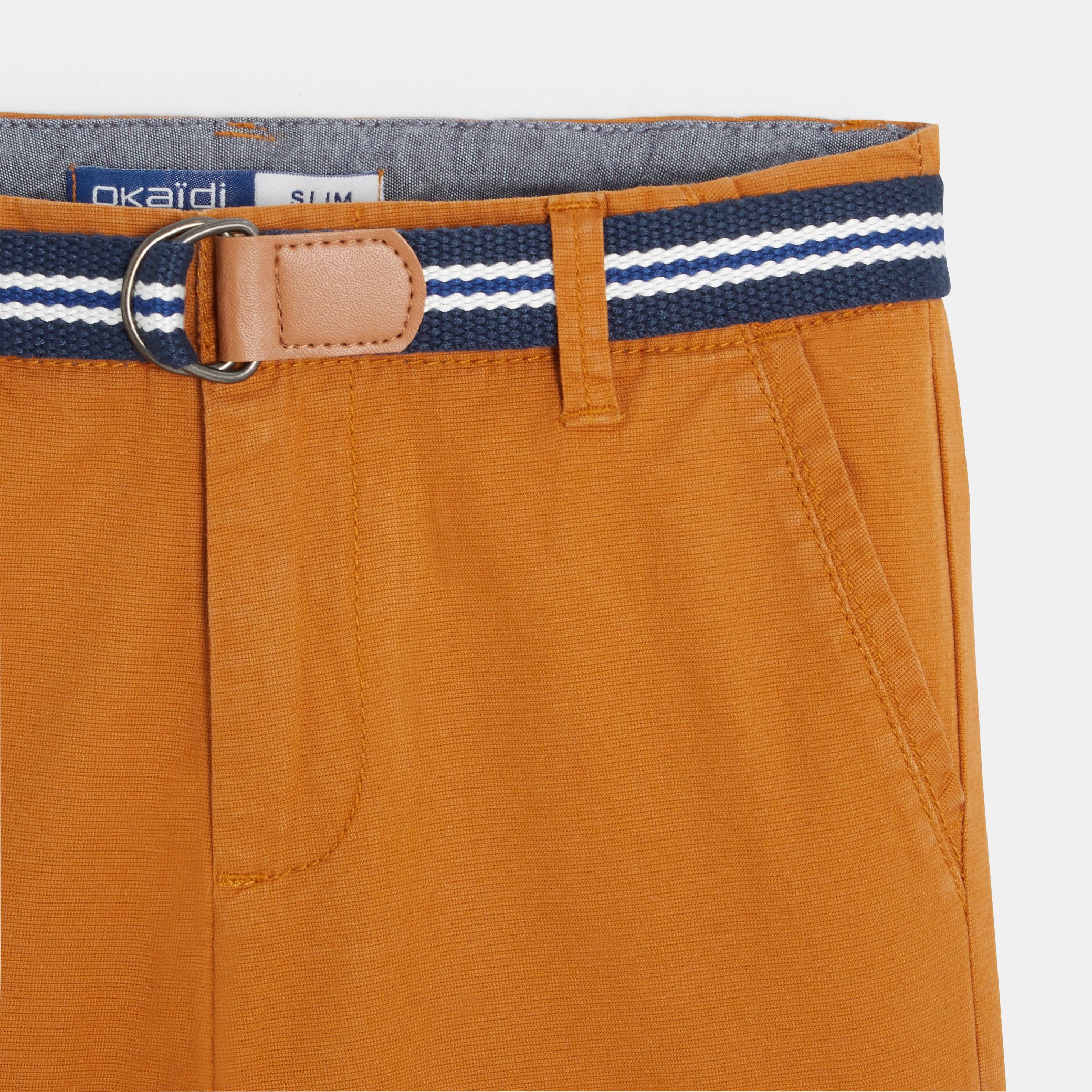 Quần short bermuda kèm thắt lưng