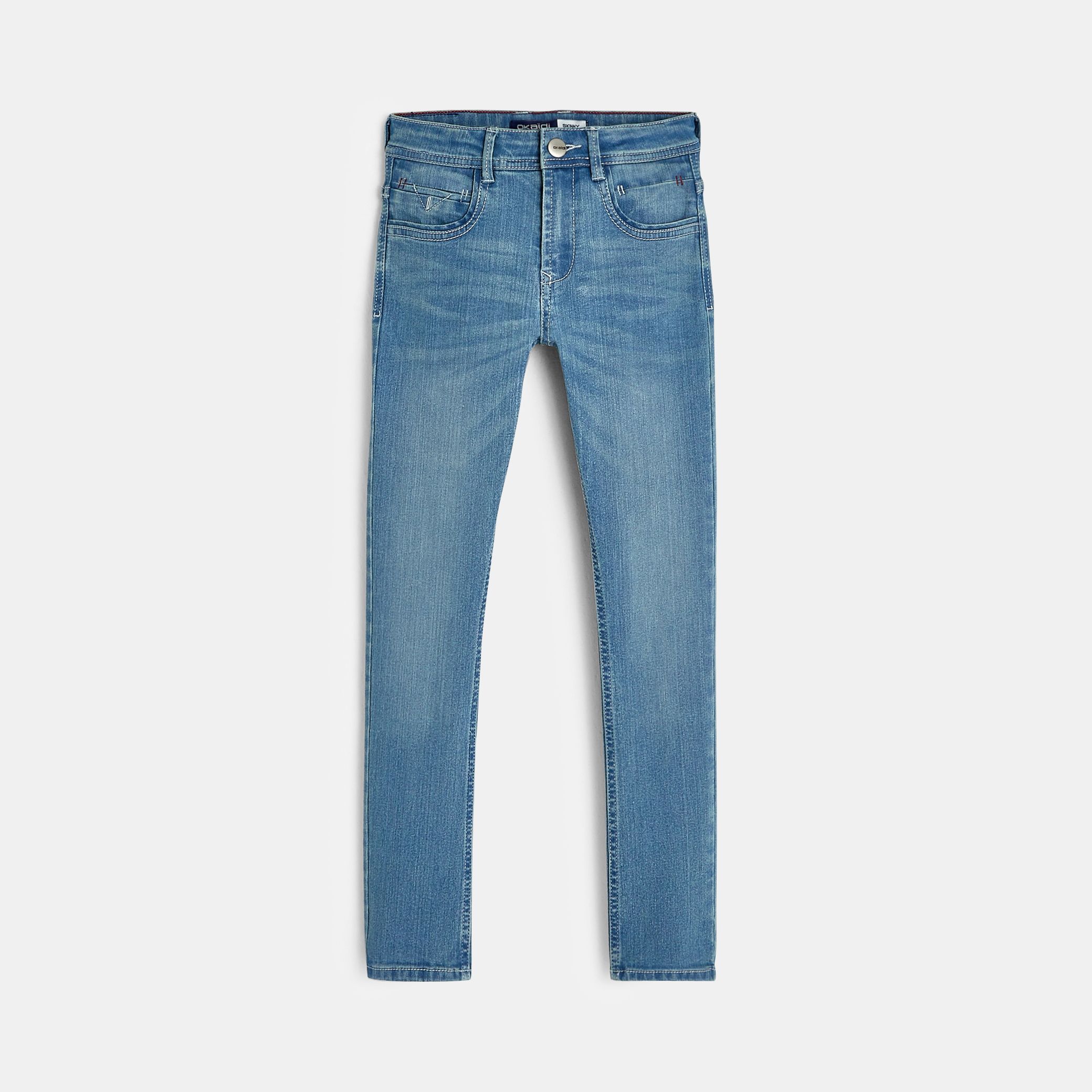 Quần jeans skinny co giãn bé gái