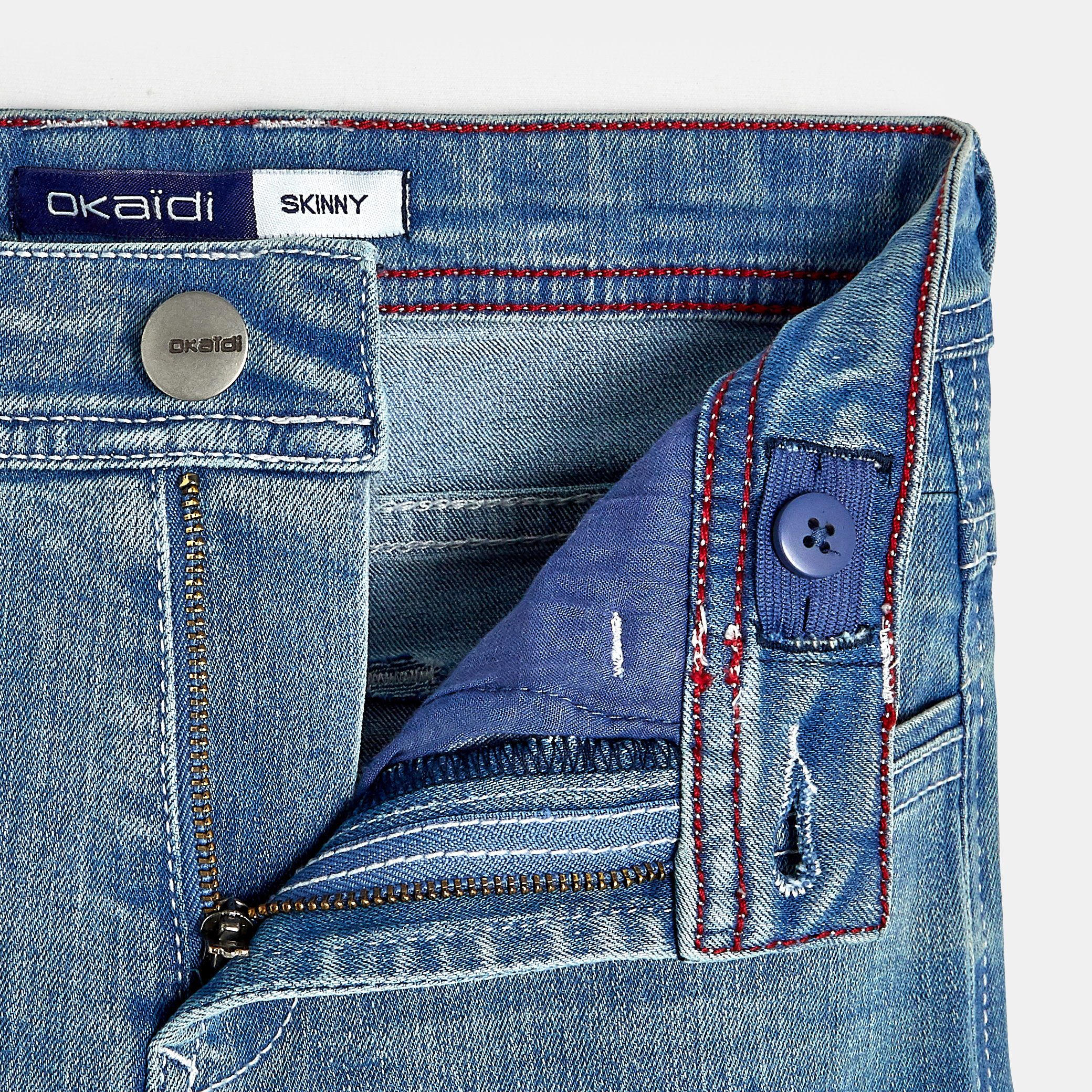 Quần jeans skinny co giãn bé gái