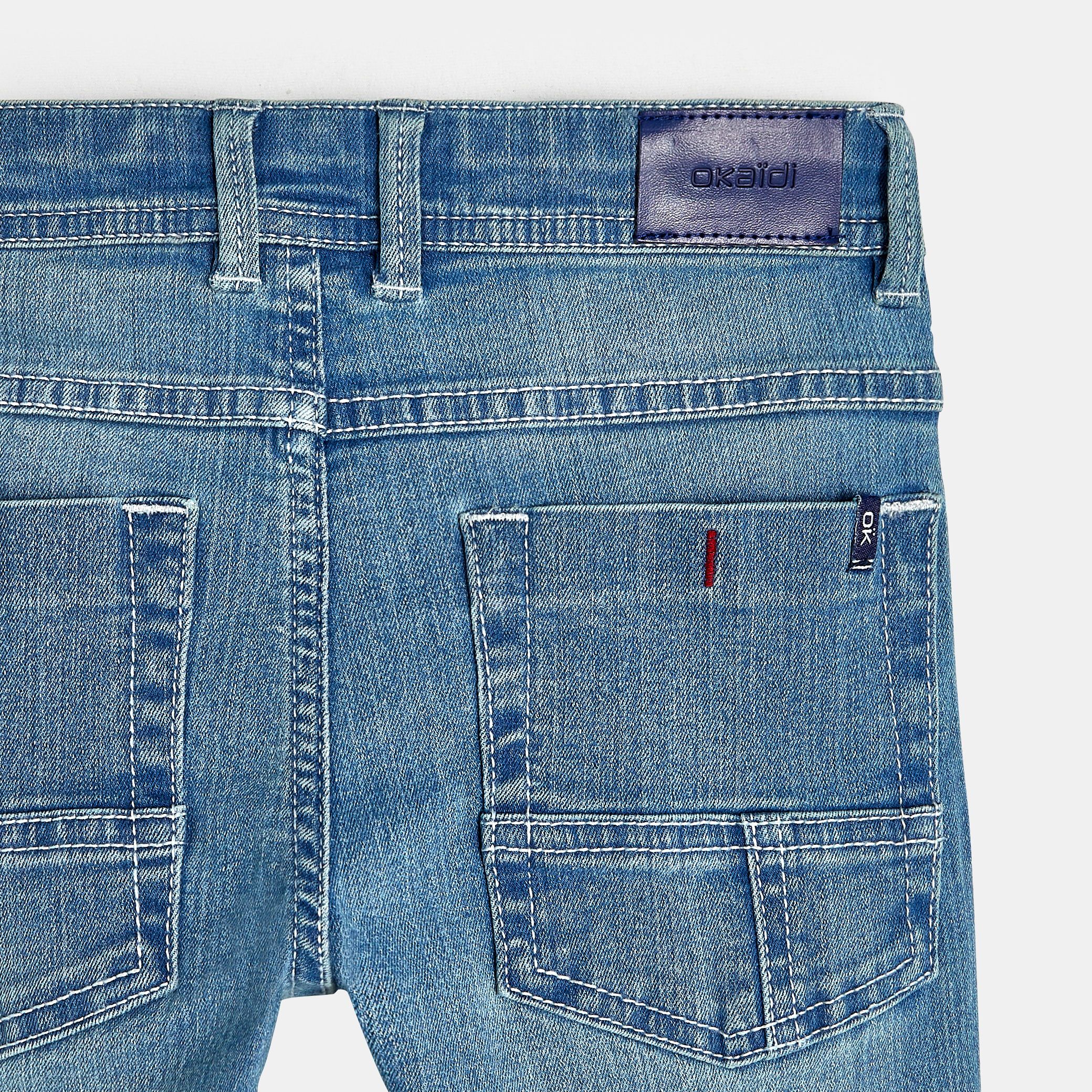 Quần jeans skinny co giãn bé gái