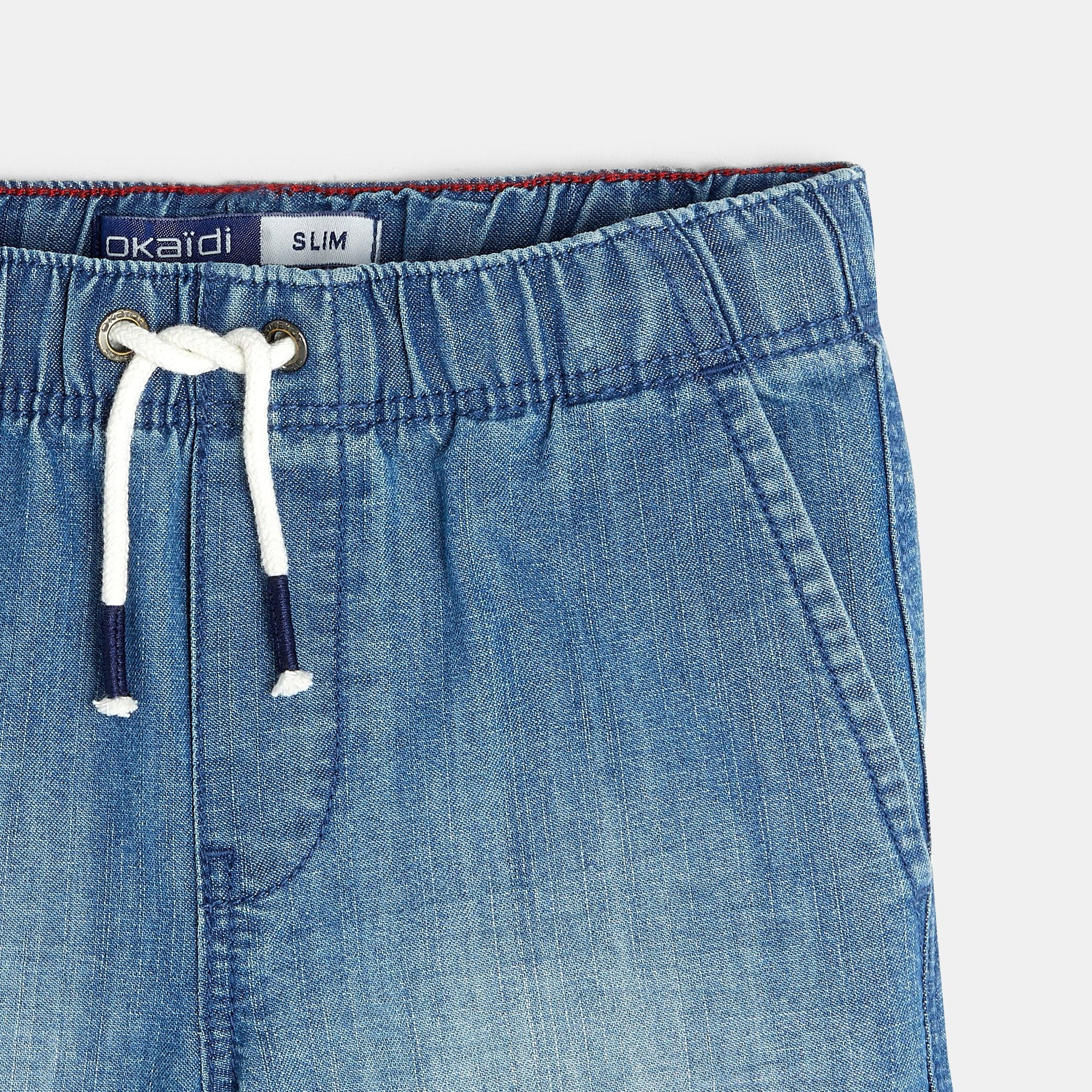 Quần short denim bermuda