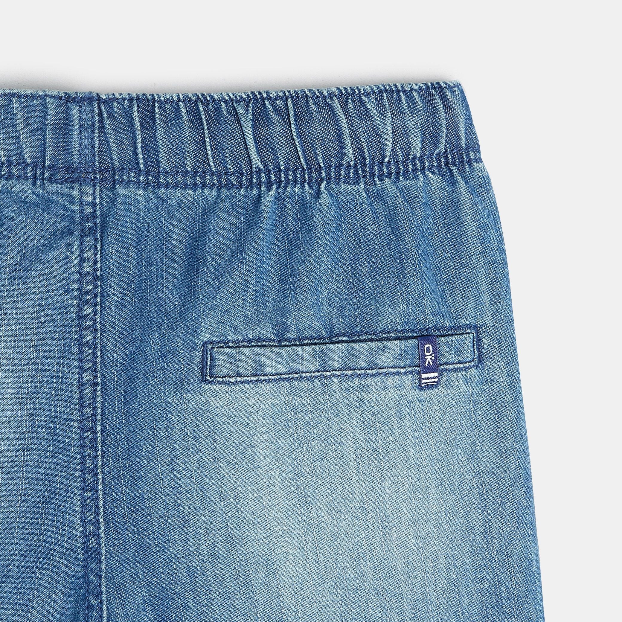 Quần short denim bermuda