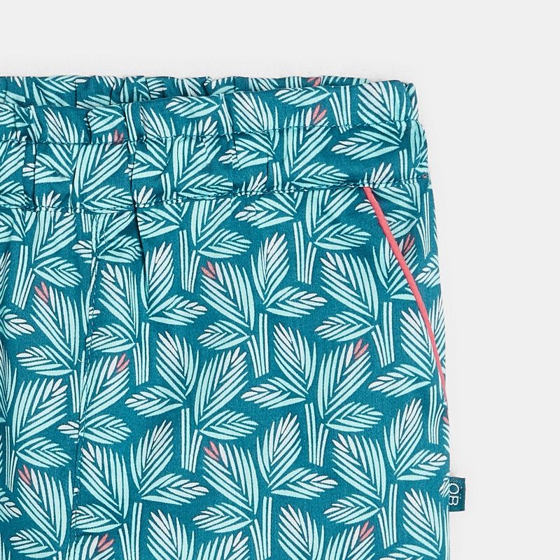Quần poplin hoạ tiết