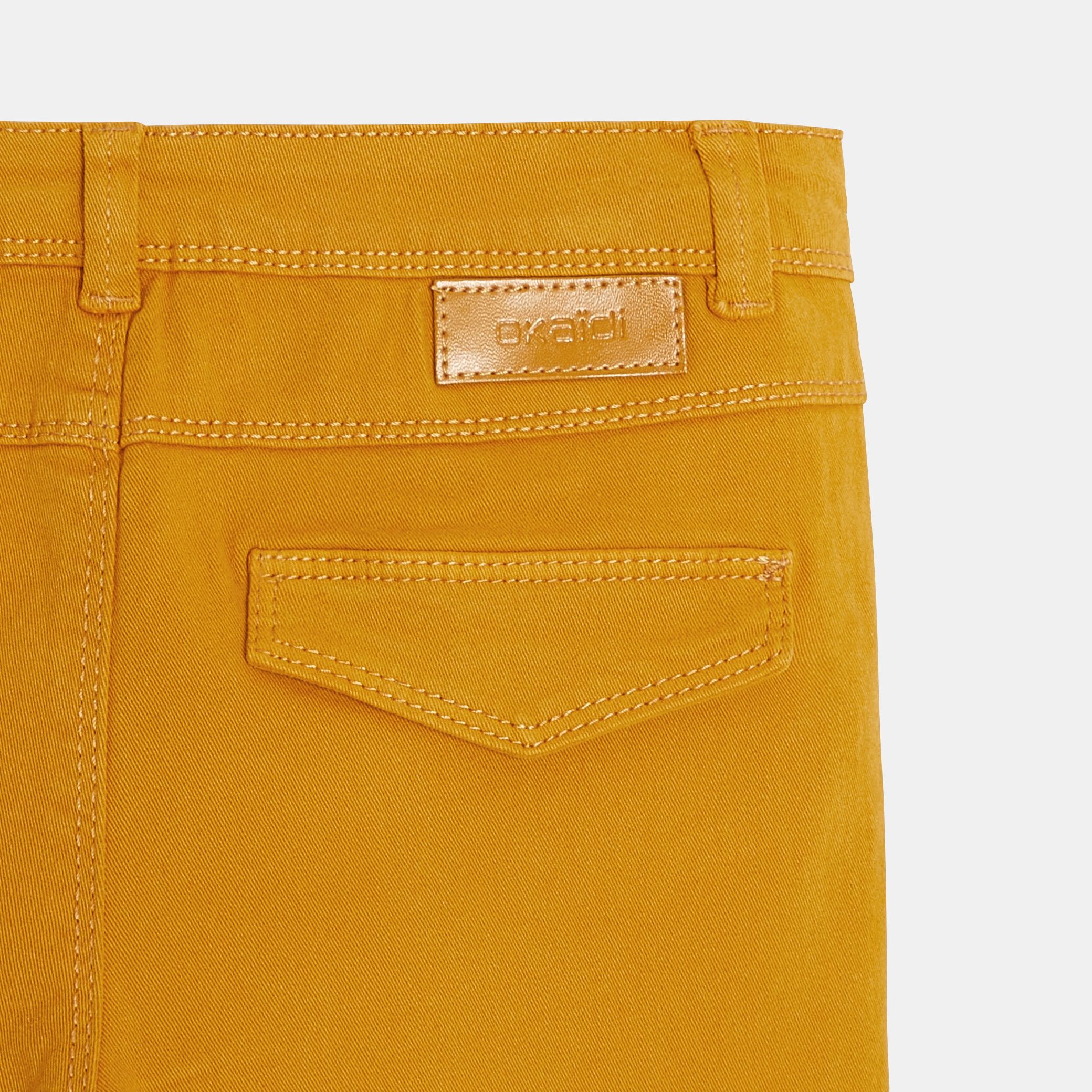 Quần skinny canvas co giãn cho bé gái