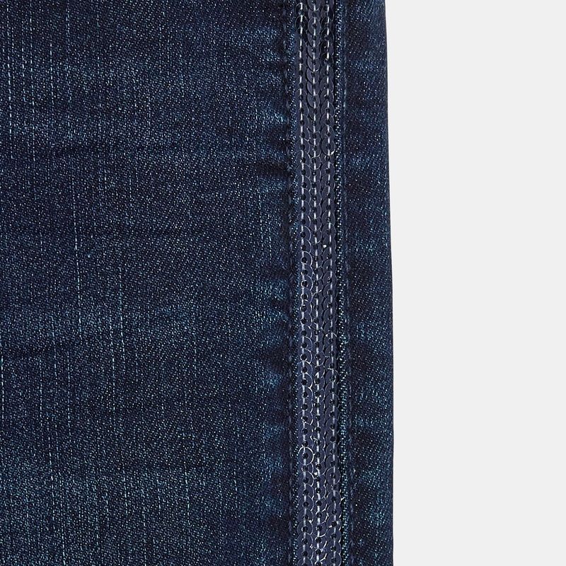 Quần bò Skinny trang trí sequin thêu