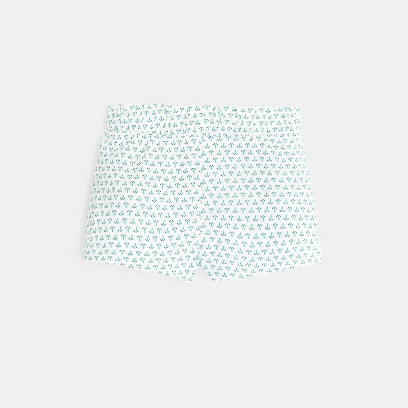 Quần short dệt kim in hình