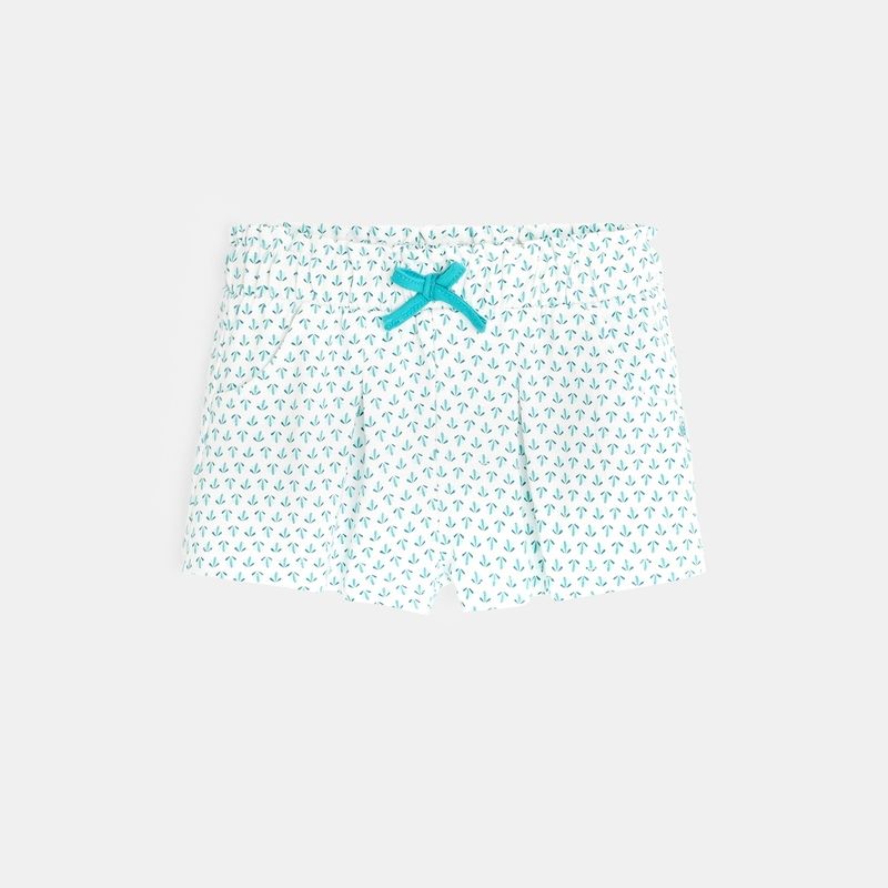 Quần short dệt kim in hình