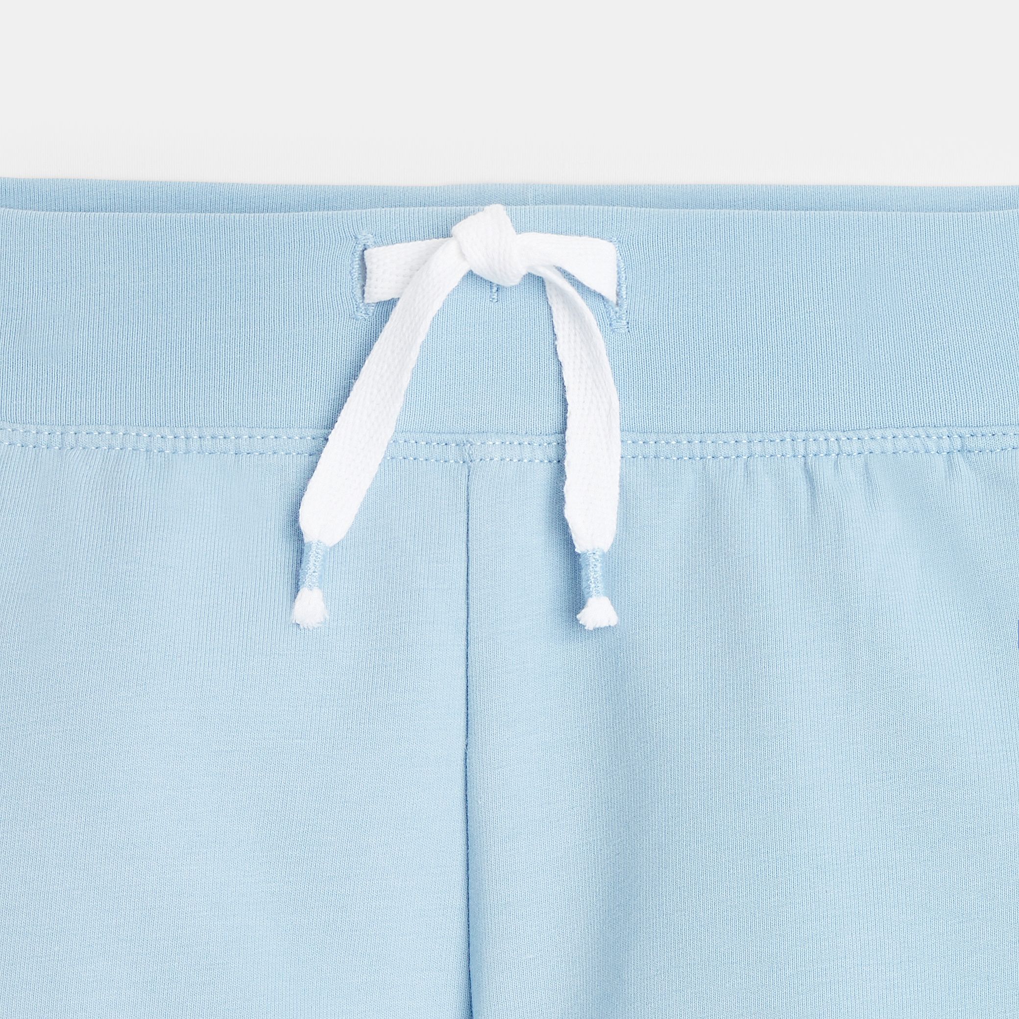 Quần short jersey mềm, màu trơn