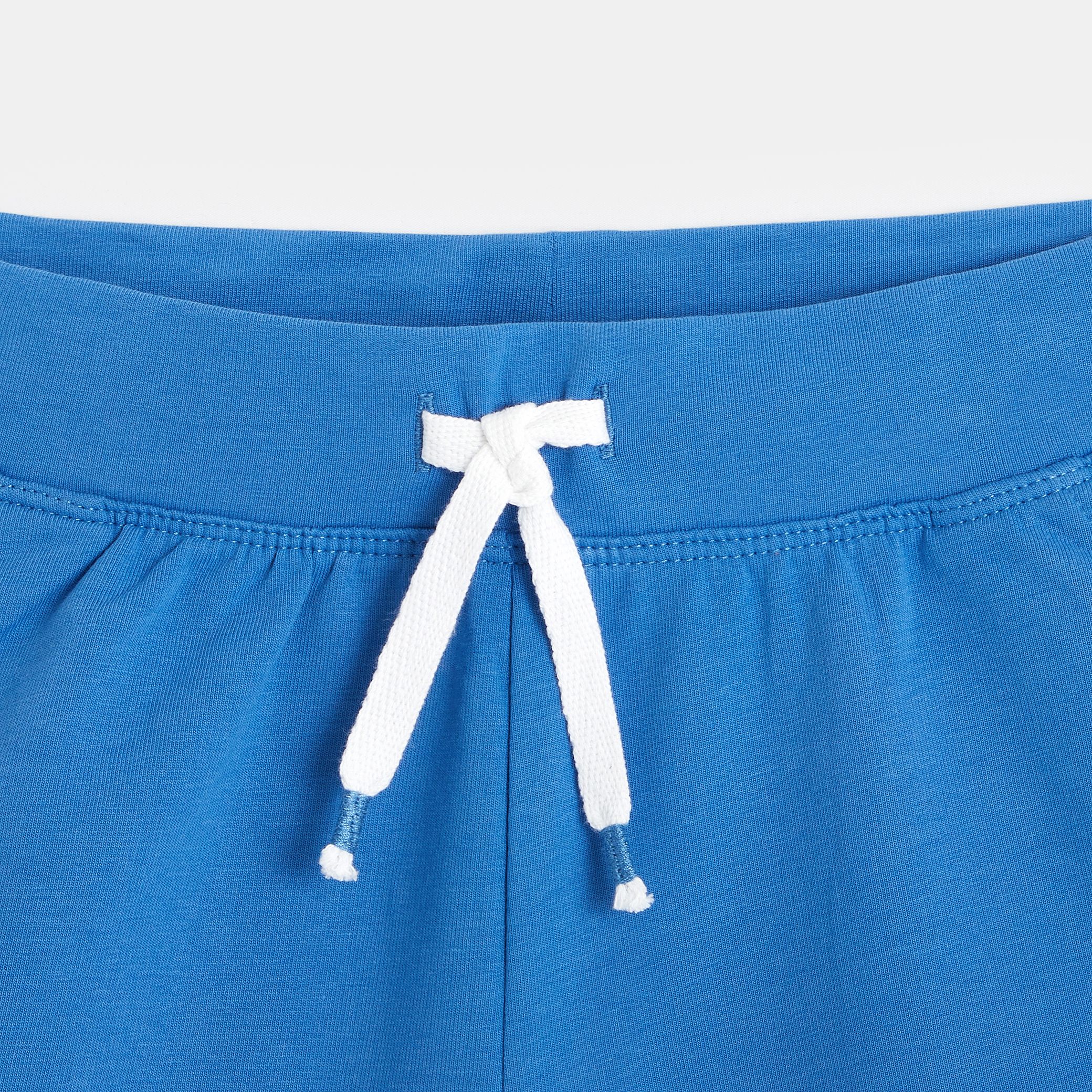 Quần short jersey mềm, màu trơn