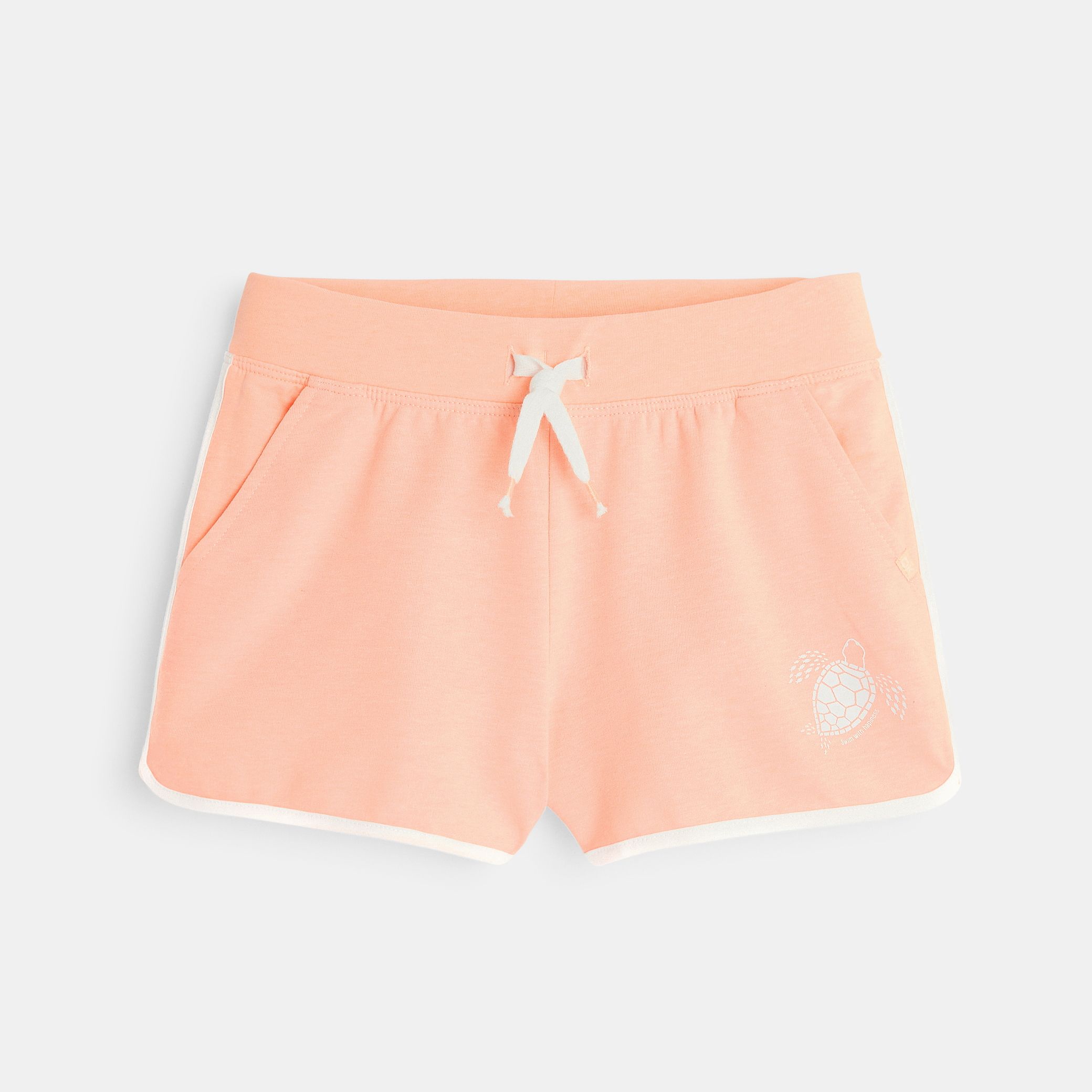 Quần short jersey mềm, màu trơn