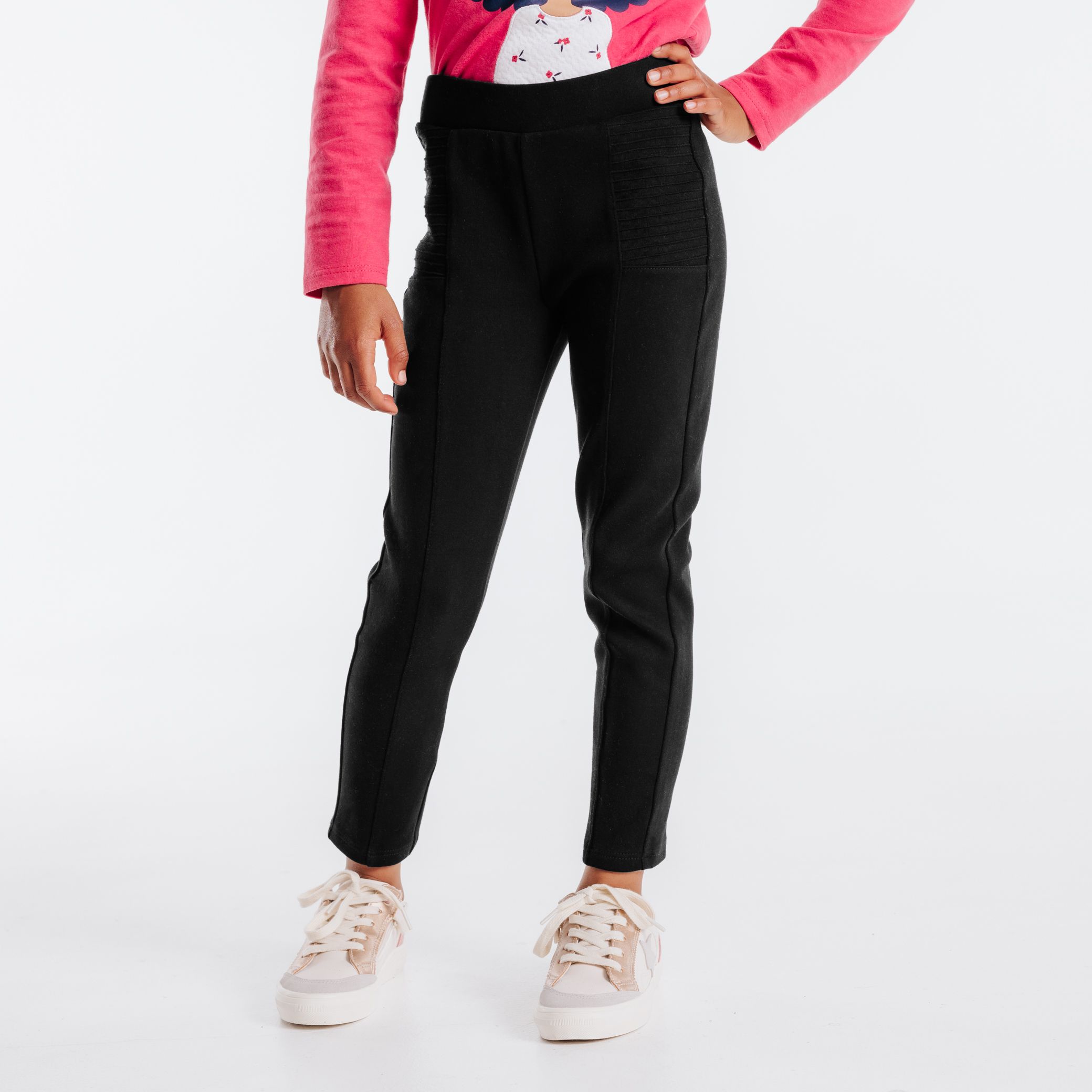 Quần legging milano jersey màu trơn