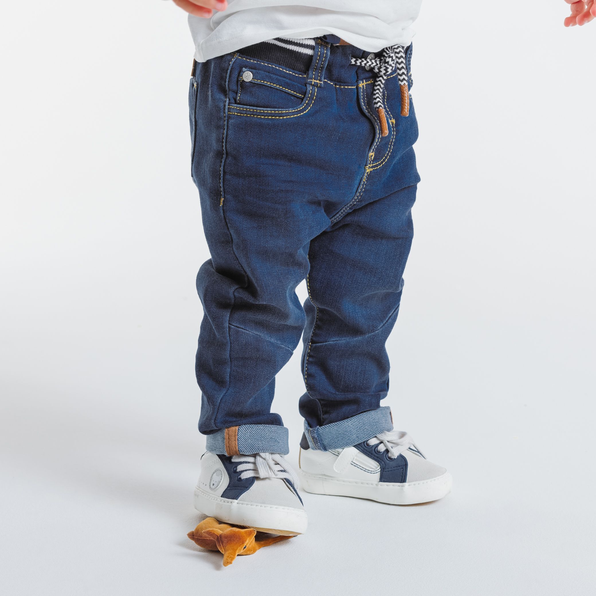 Quần jeans denim cạp thun co giãn