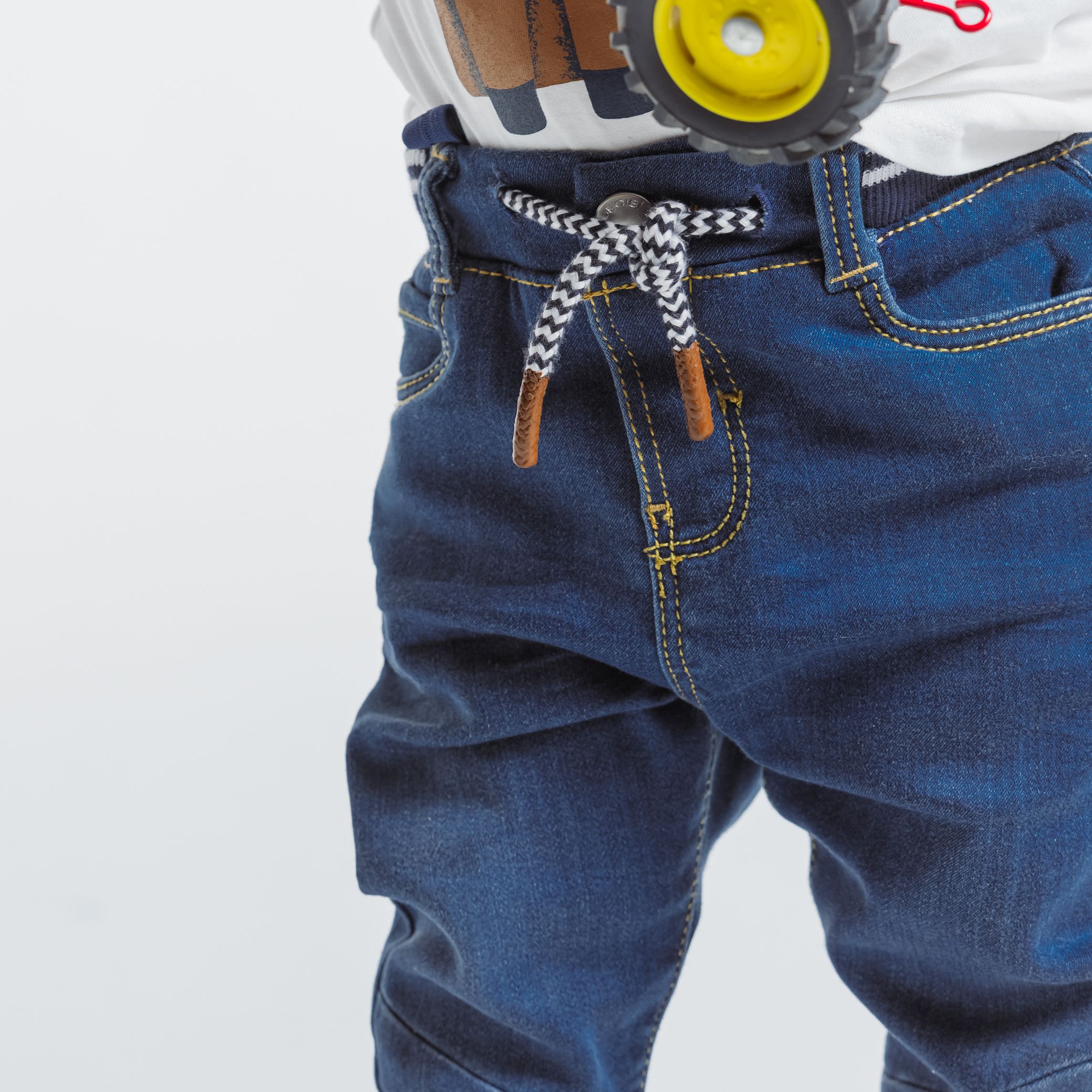 Quần jeans denim cạp thun co giãn