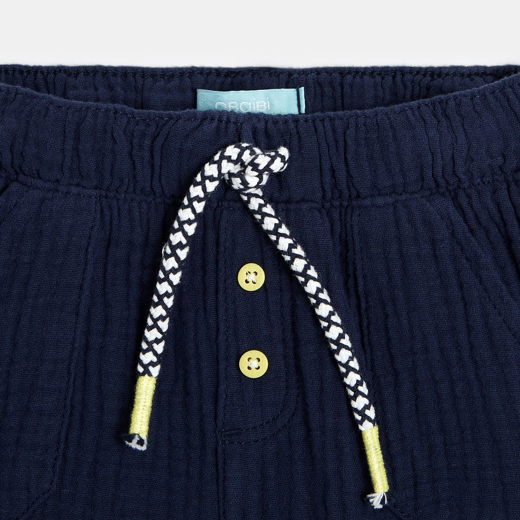 Quần short cotton nhẹ Waffle