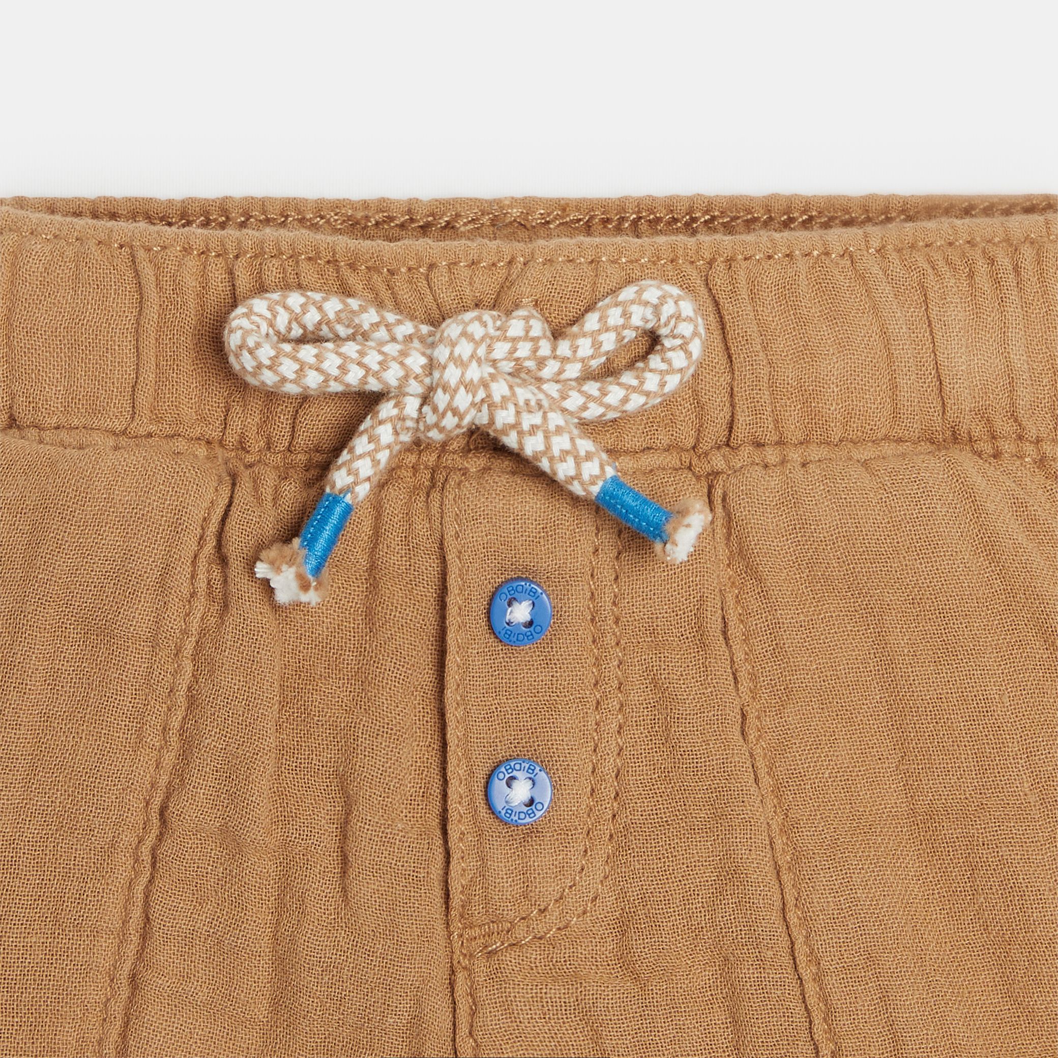 Quần short cotton nhẹ Waffle