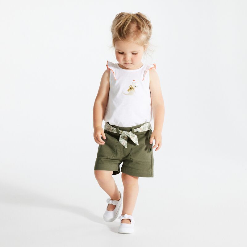 Quần short với dây đai Saharan