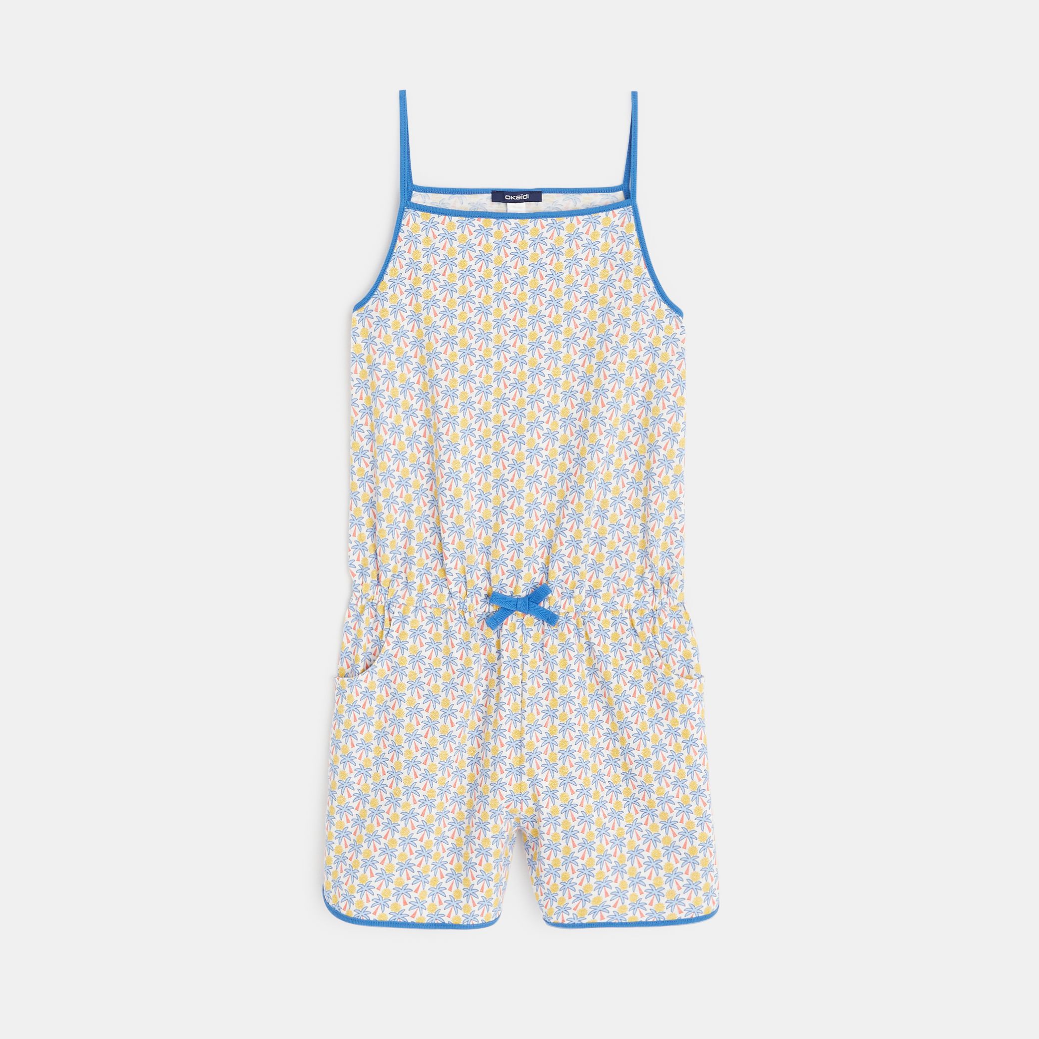 Playsuit 2 dây in họa tiết